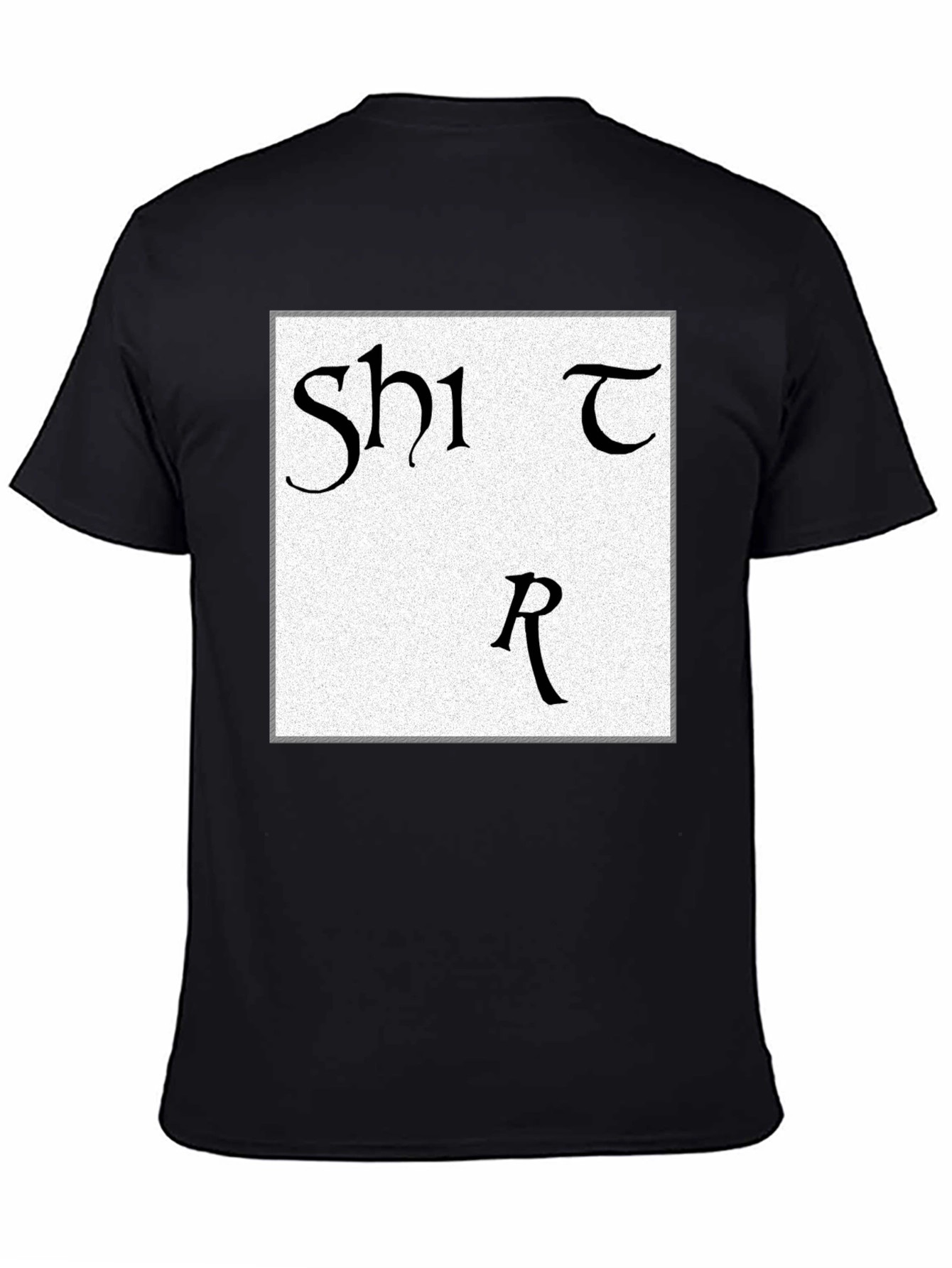 Black Shirt T-Shirt Funny Pun Tee view 4