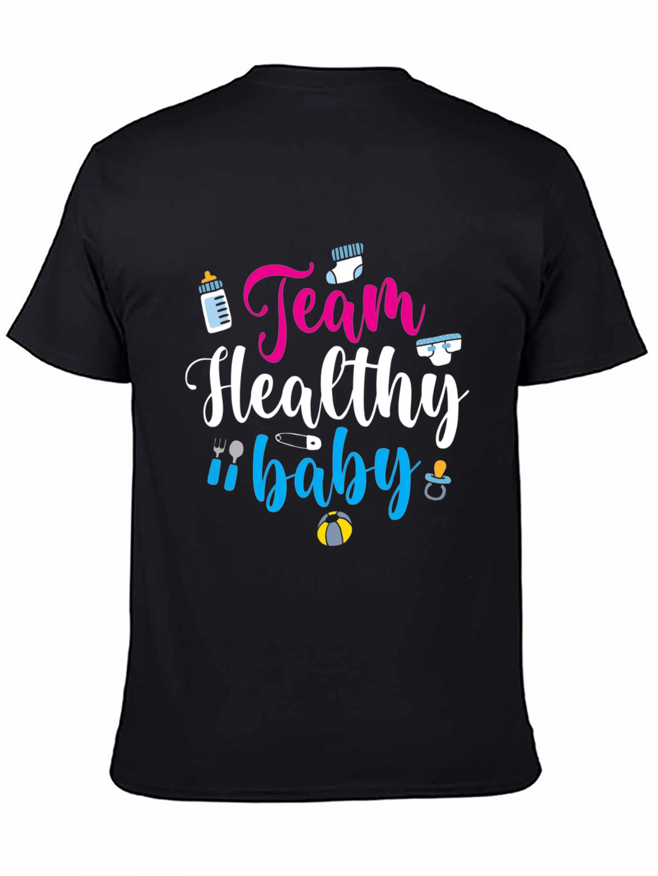 Team Healthy Baby Gender Reveal T-Shirt - 4