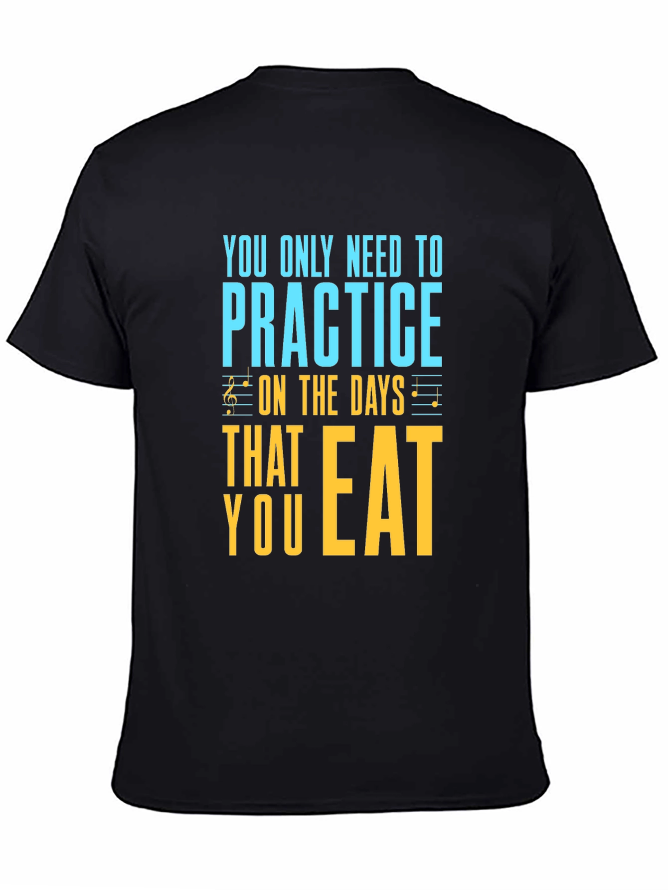 Black Practice on Eating Days Graphic Tee view 4