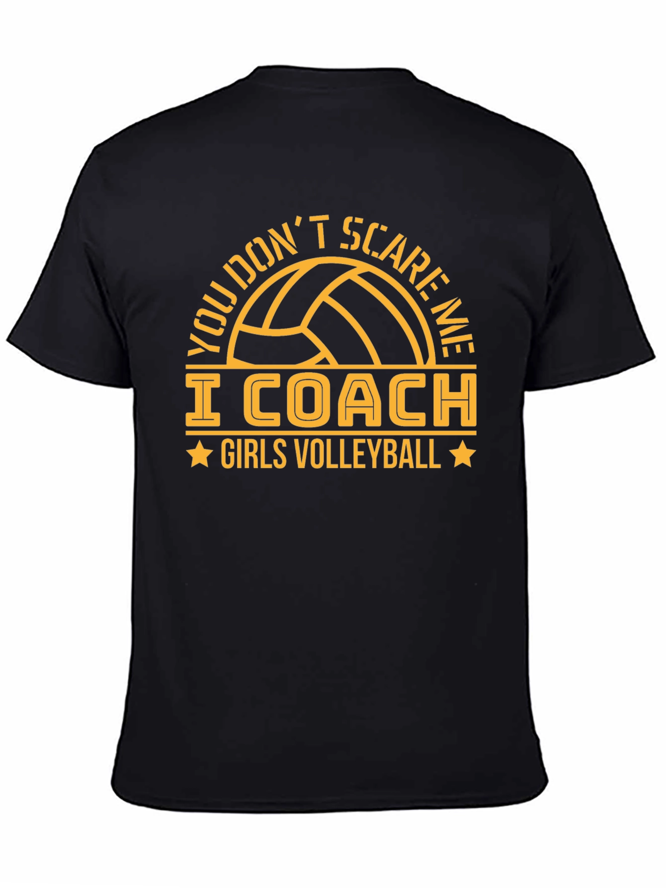 Black Girls Volleyball Coach T-Shirt Funny Graphic Tee view 4