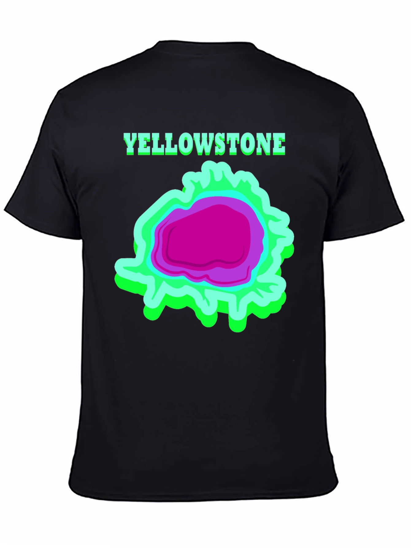 Black Yellowstone Graphic Tee - Bold & Unique Design view 4