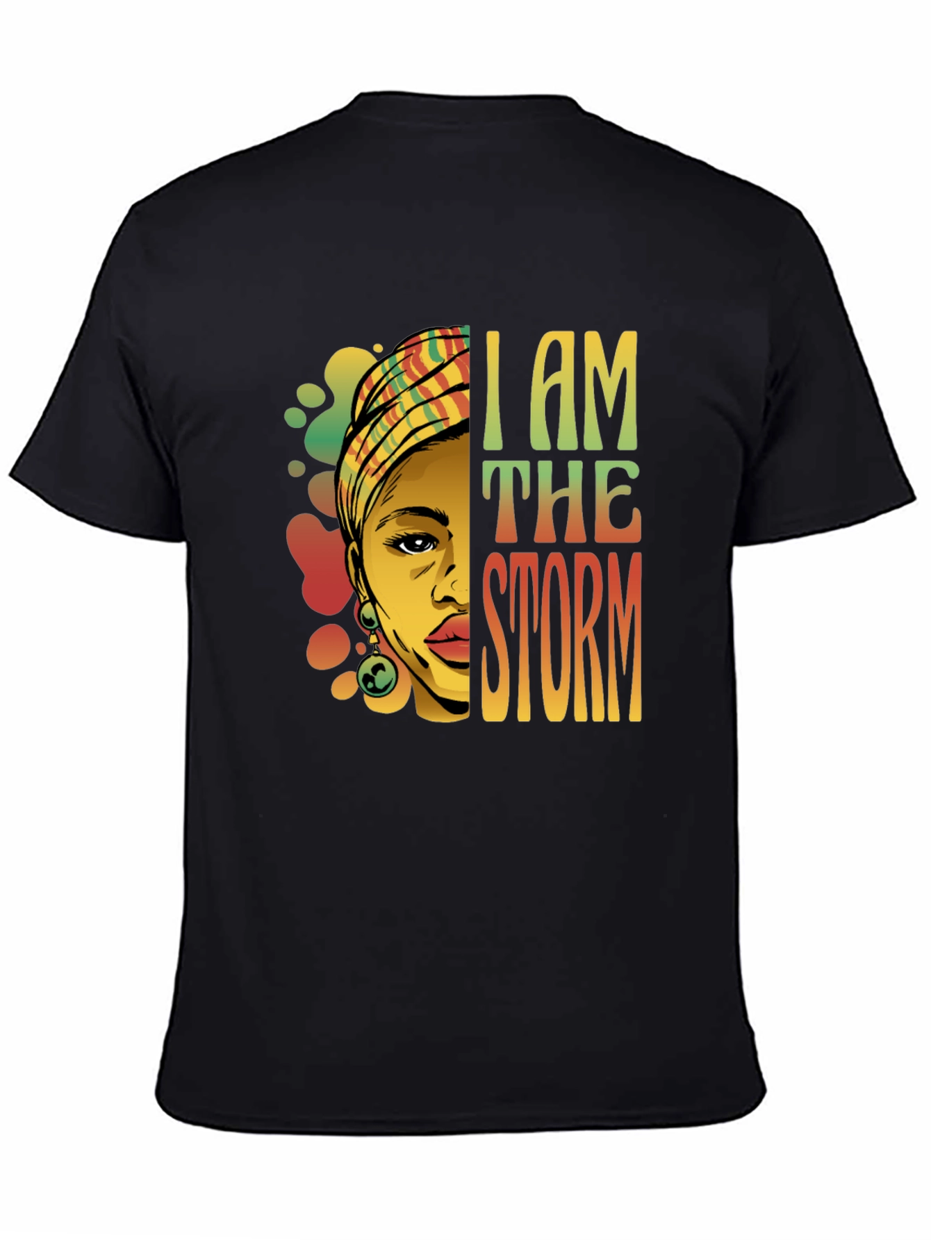 Black I Am The Storm Graphic Tee - Black view 4
