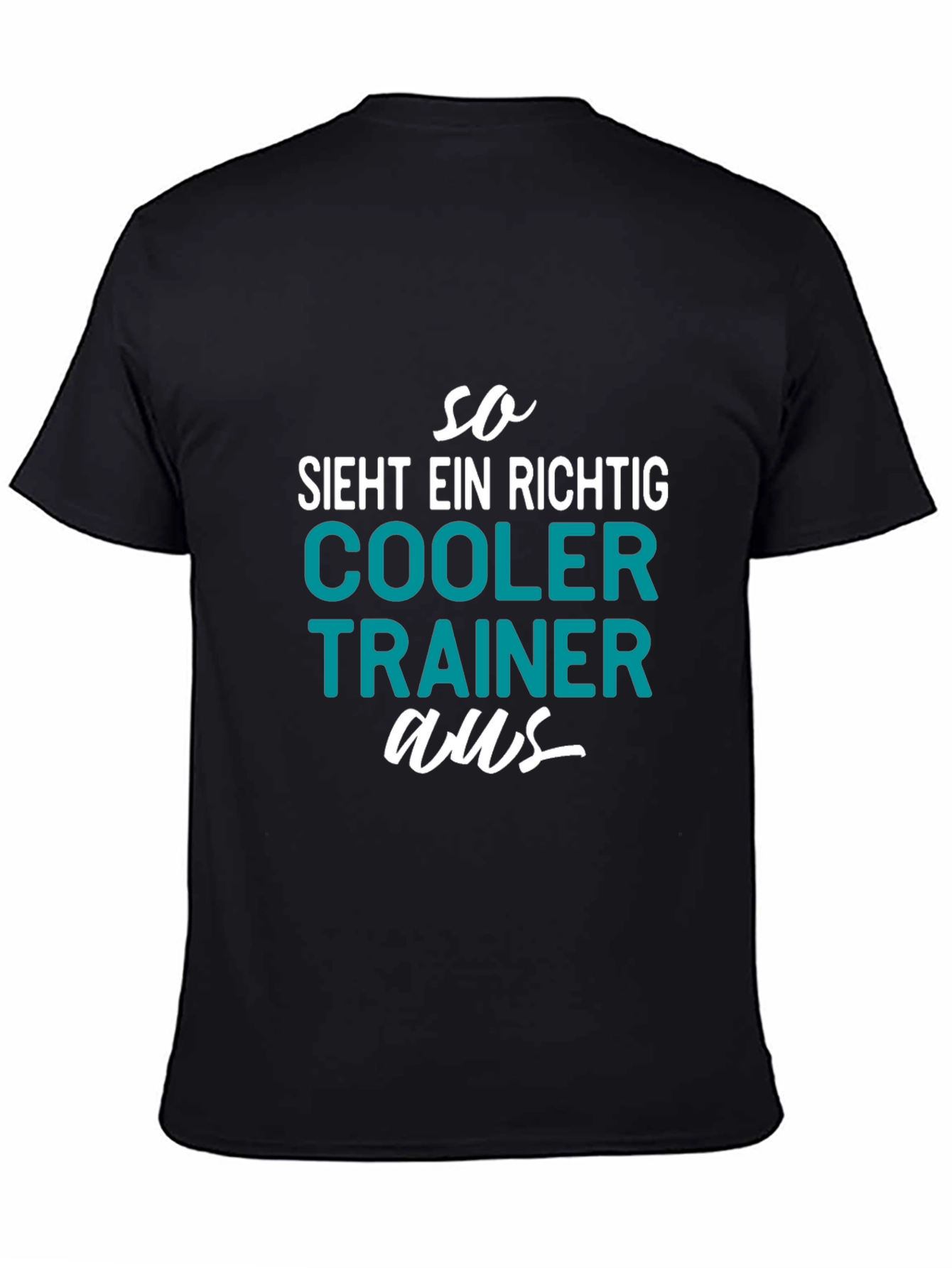 Black Cooler Trainer T-Shirt view 4