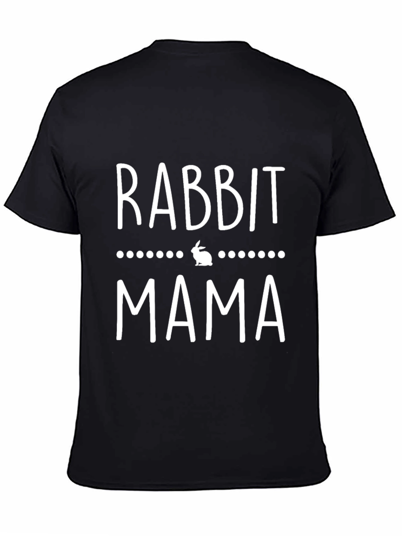 Black Rabbit Mama T-Shirt - Cute Easter Tee view 4