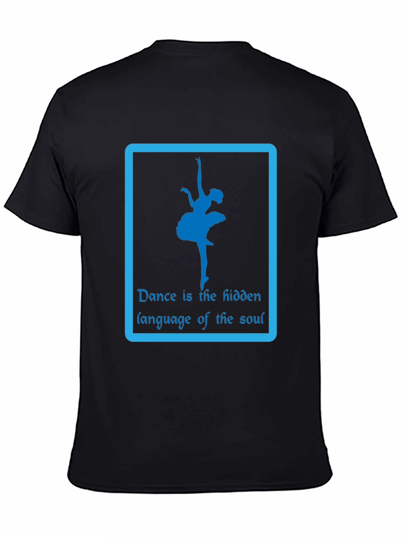Black Dance is the Hidden Language T-Shirt view 4