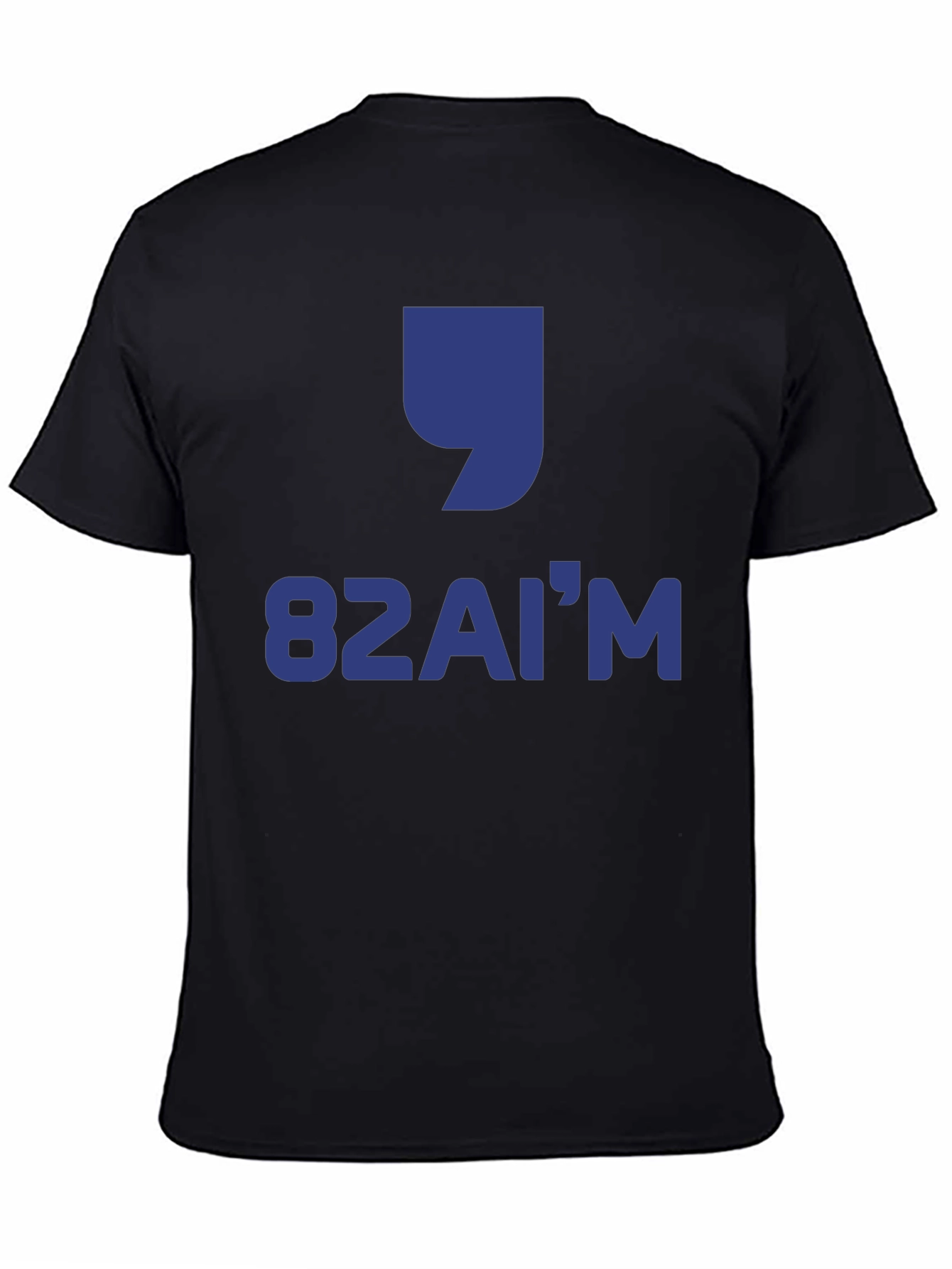 Black 82AI'M Graphic Tee -  Modern Design view 4