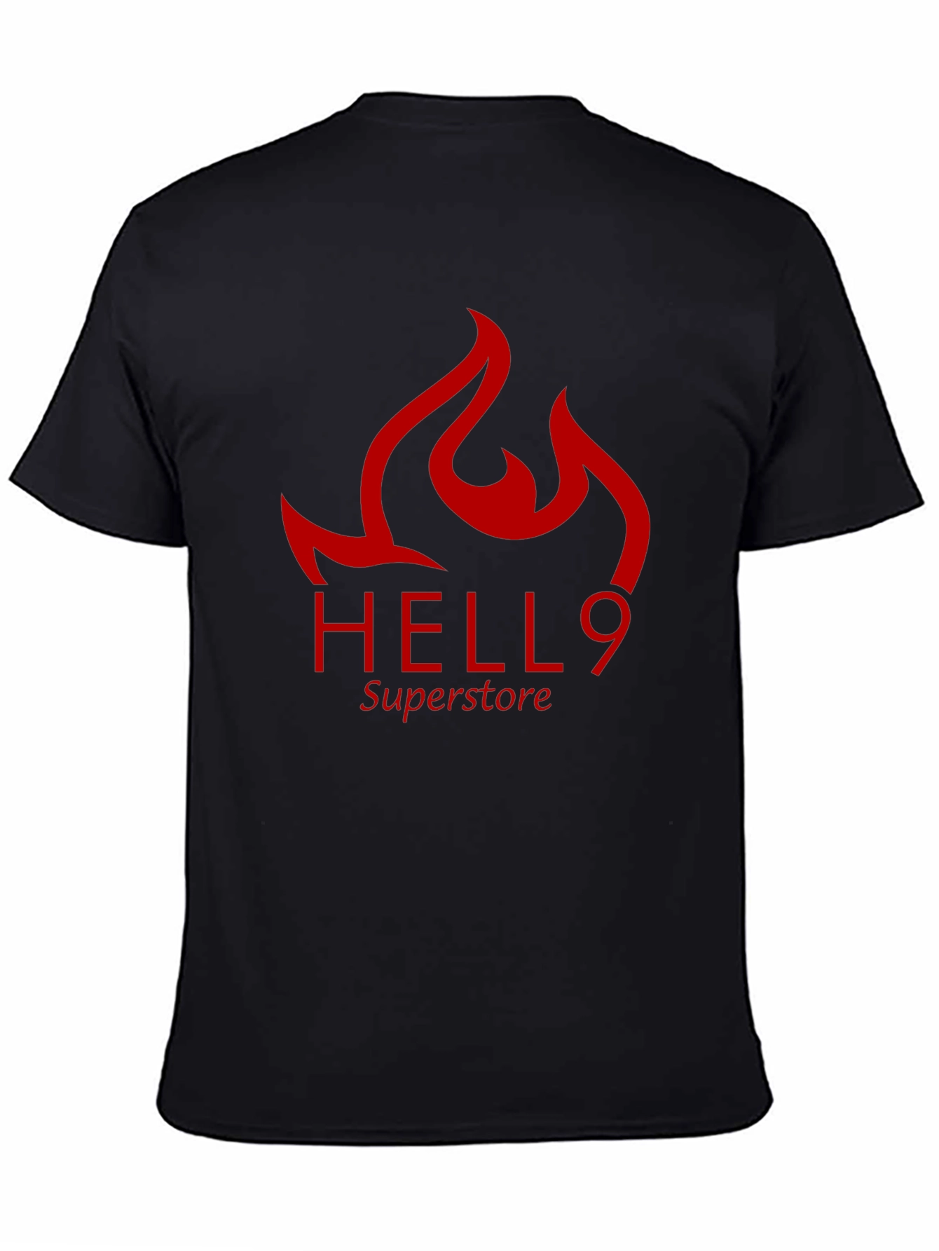 Black Hello9 Superstore Graphic T-Shirt - Bold Design view 4