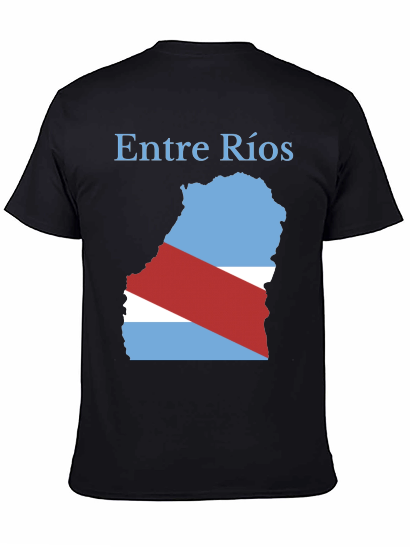 Black Entre Rios Argentina Province T-Shirt view 4