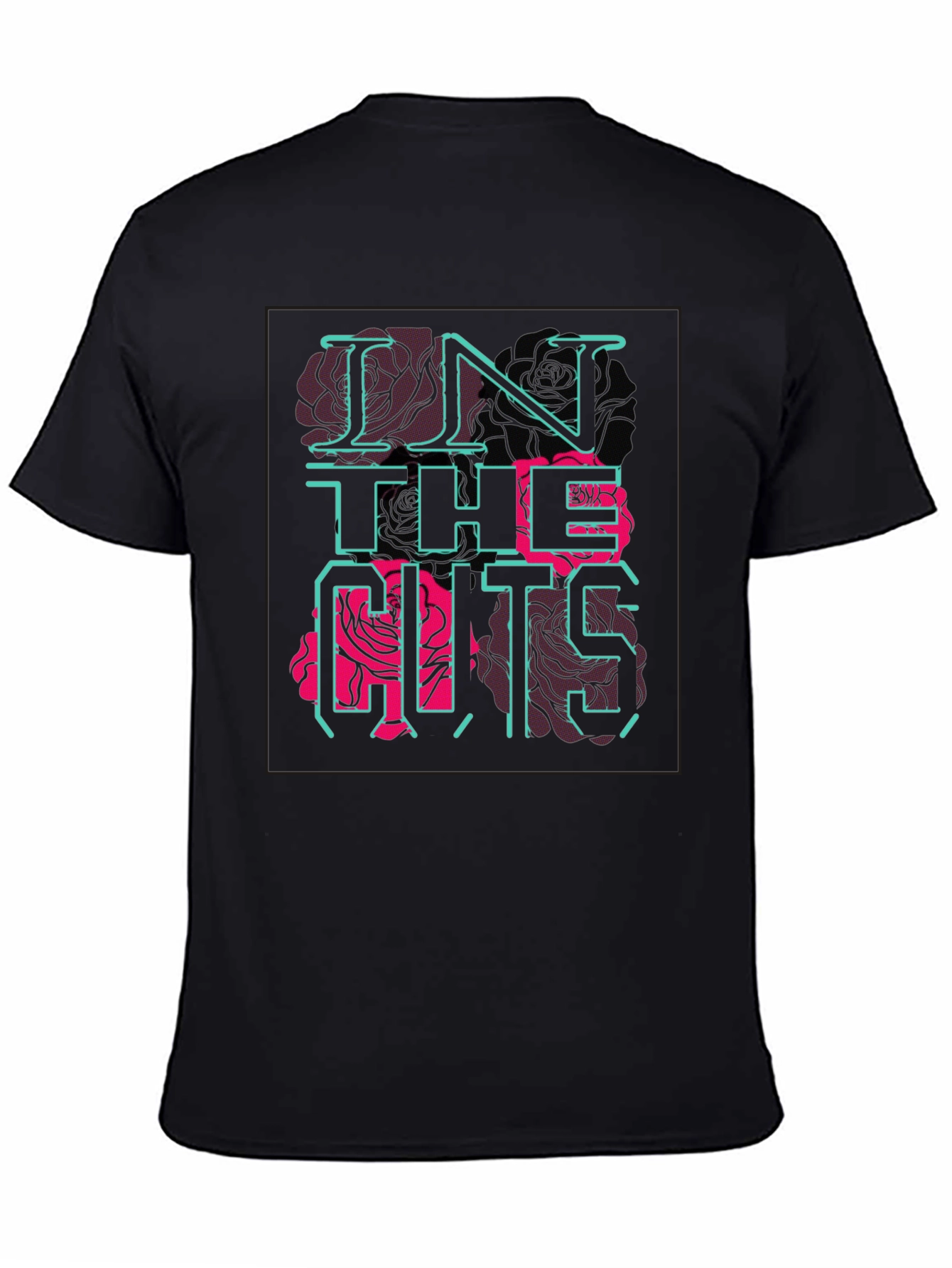 Black In The Cuts Graphic Tee - Black view 4