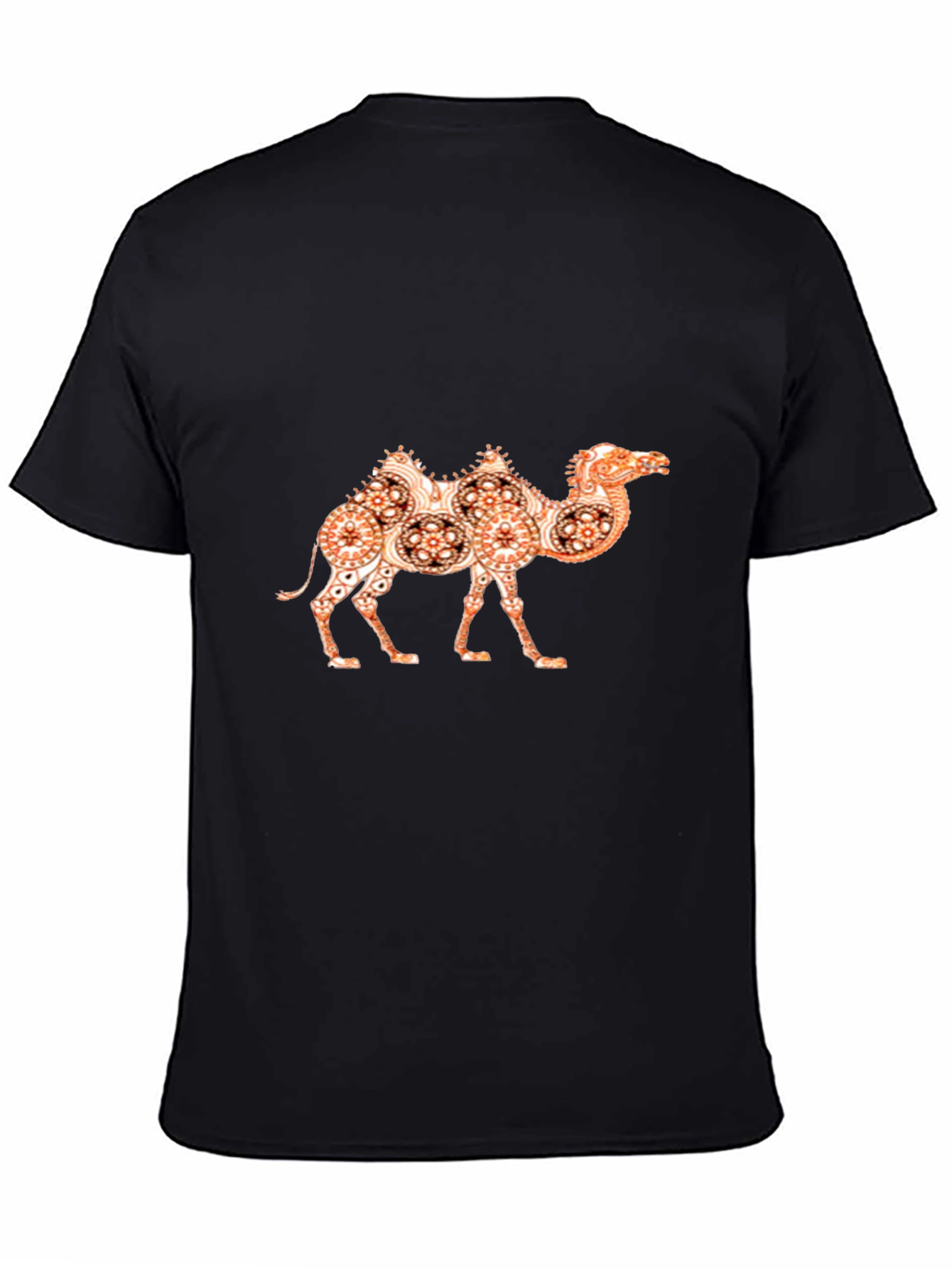 Black Camel Graphic Black T-Shirt view 4