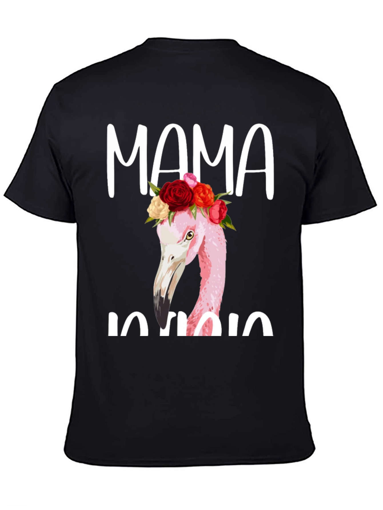 Black Mama Flamingo Graphic Tee view 4