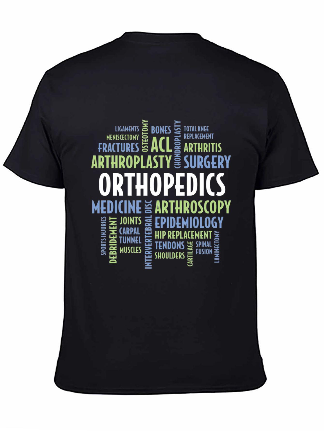 Orthopedics Word Cloud T-Shirt - 4