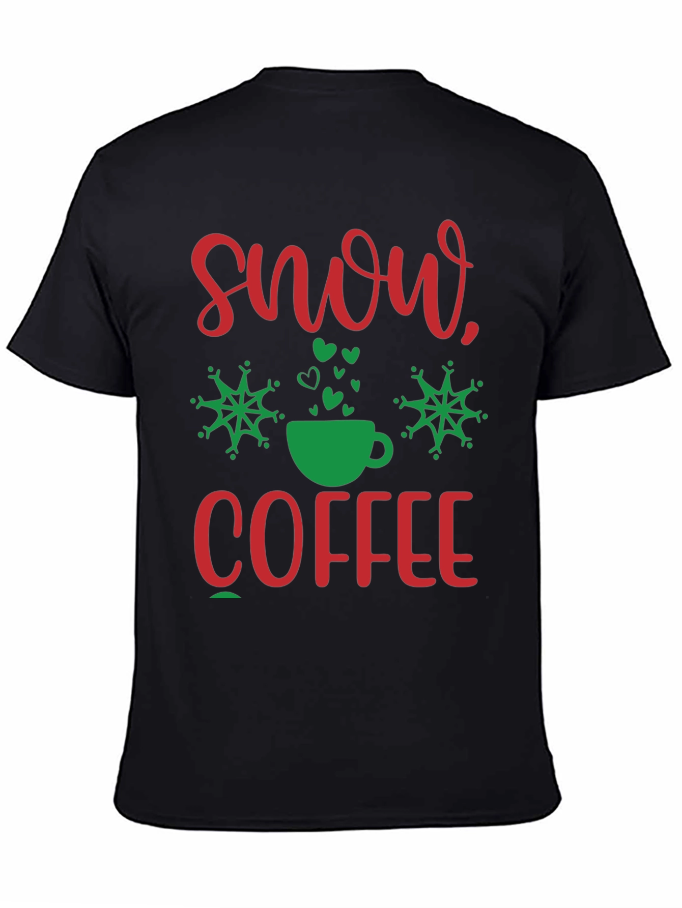 Black Snow Coffee Graphic Tee view 4