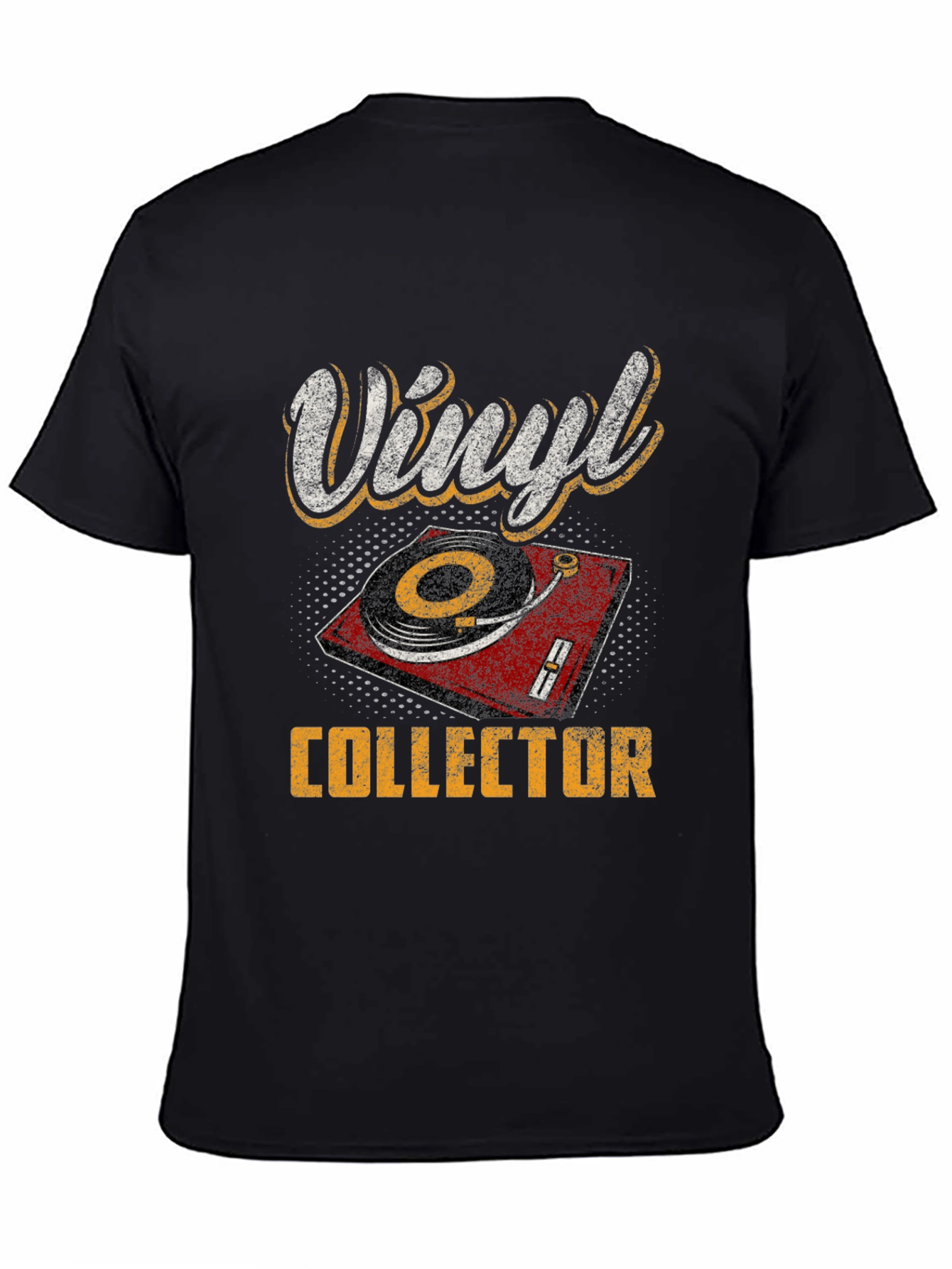 Black Vinyl Collector Graphic Tee view 4