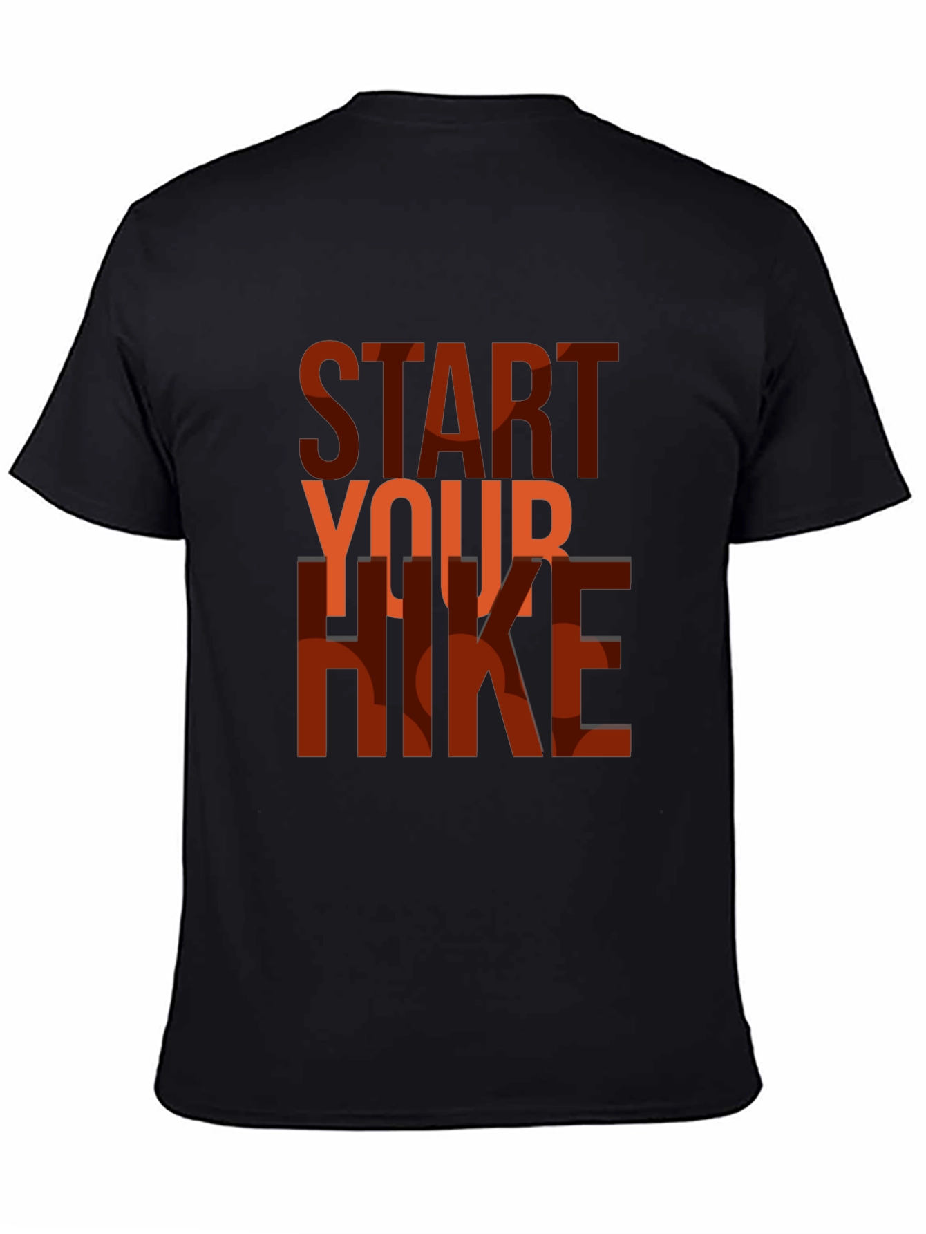 Black Start Your Hike Graphic T-Shirt - Black view 4