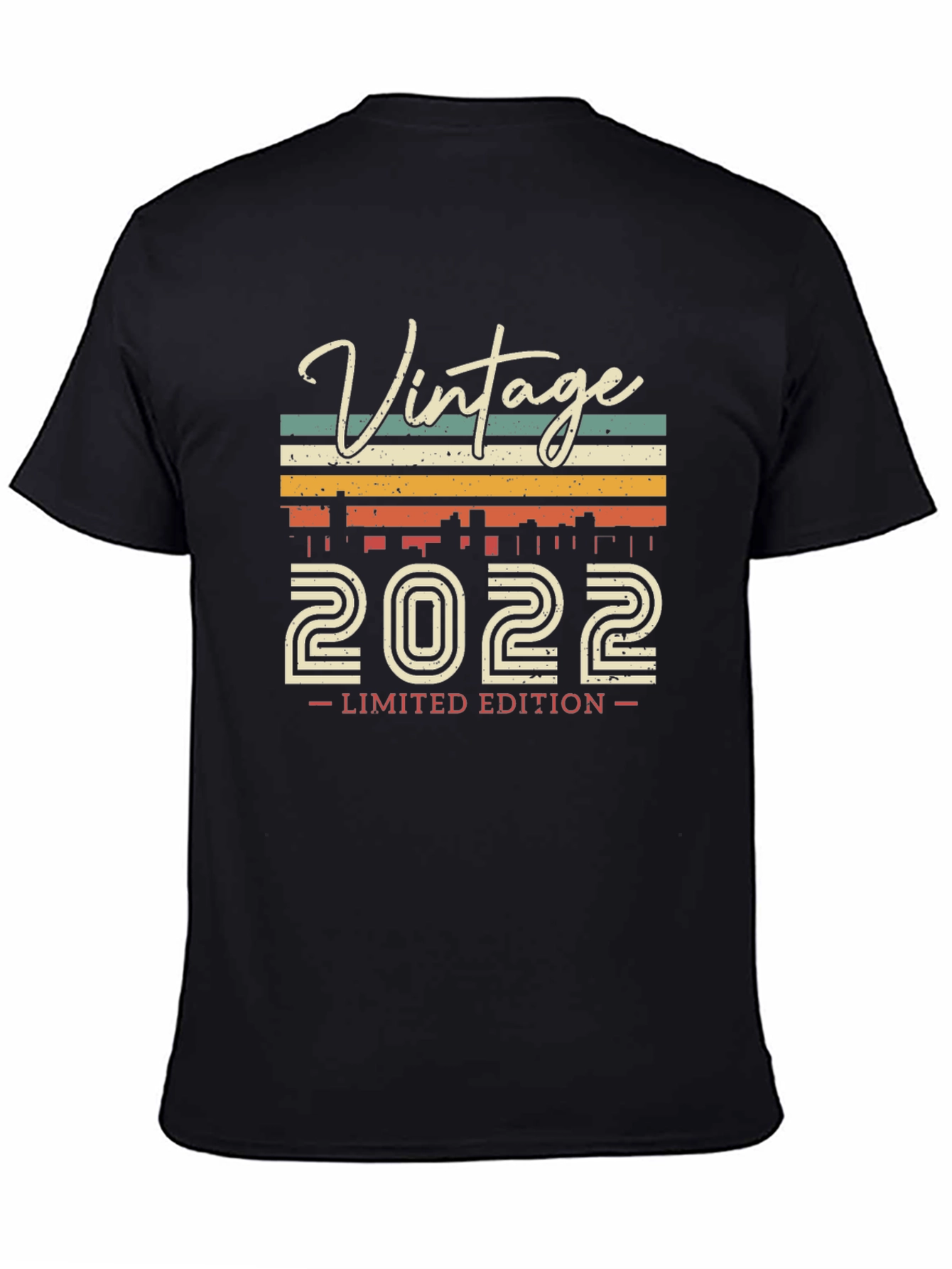 Black Vintage 2022 Limited Edition T-Shirt view 4