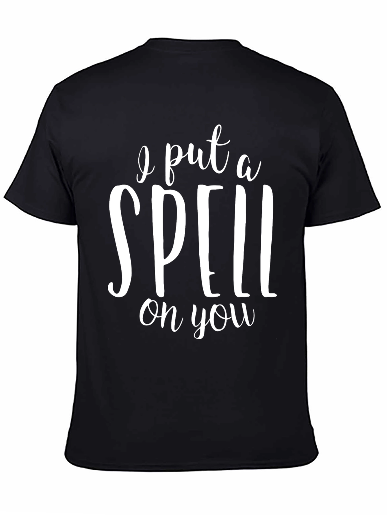 Black I Put A Spell On You Black Graphic Tee view 4