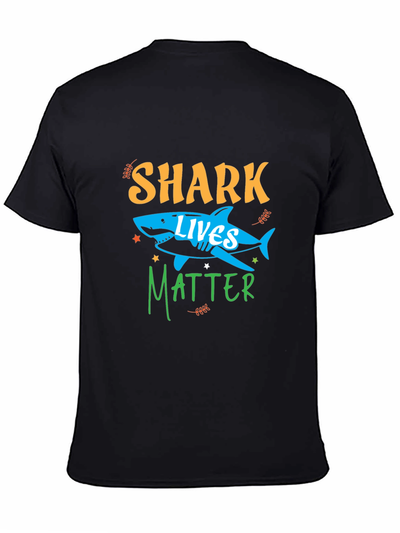 Black Shark Lives Matter Graphic Tee view 4