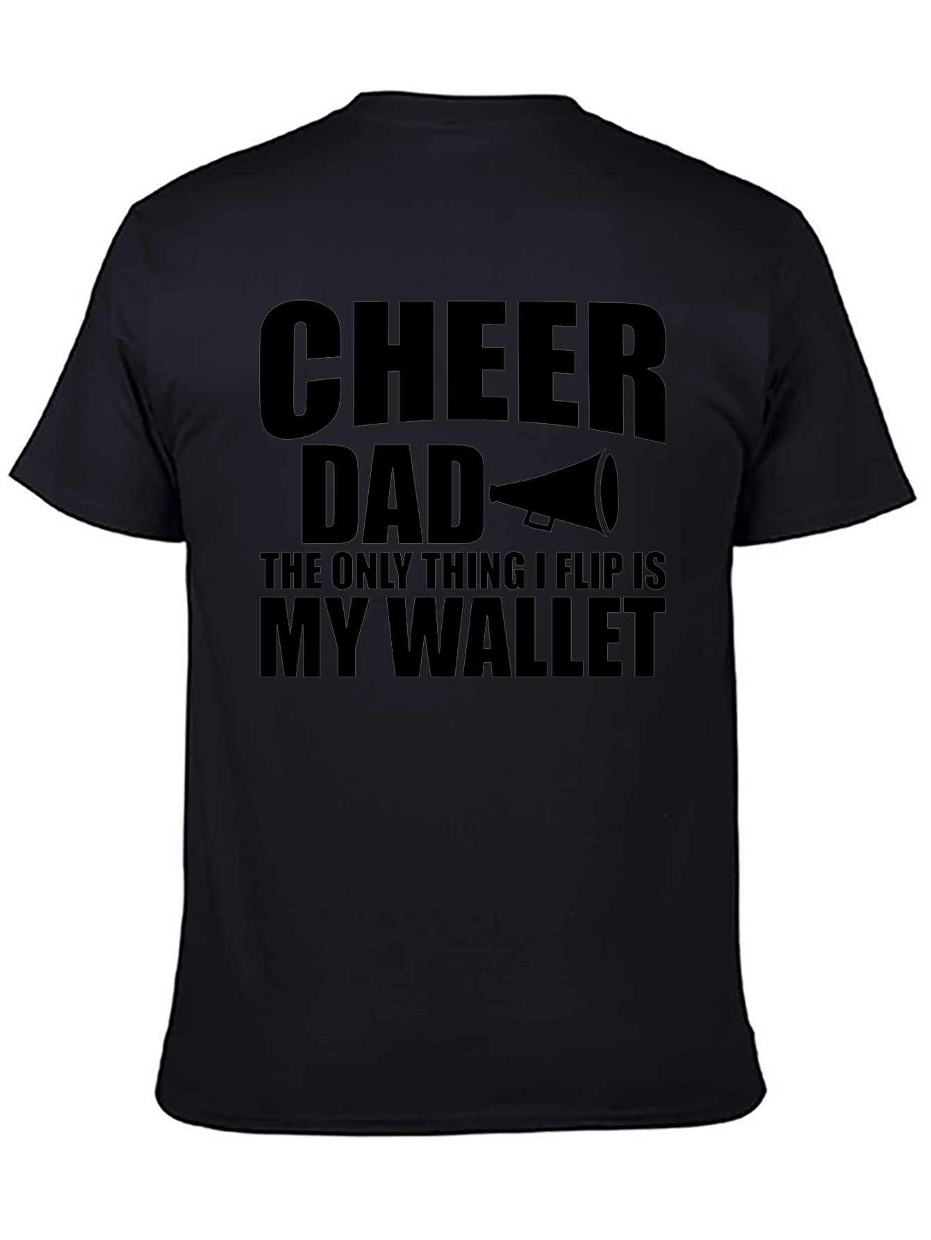 Cheer Dad T-Shirt - Funny Wallet Flip Tee - 4