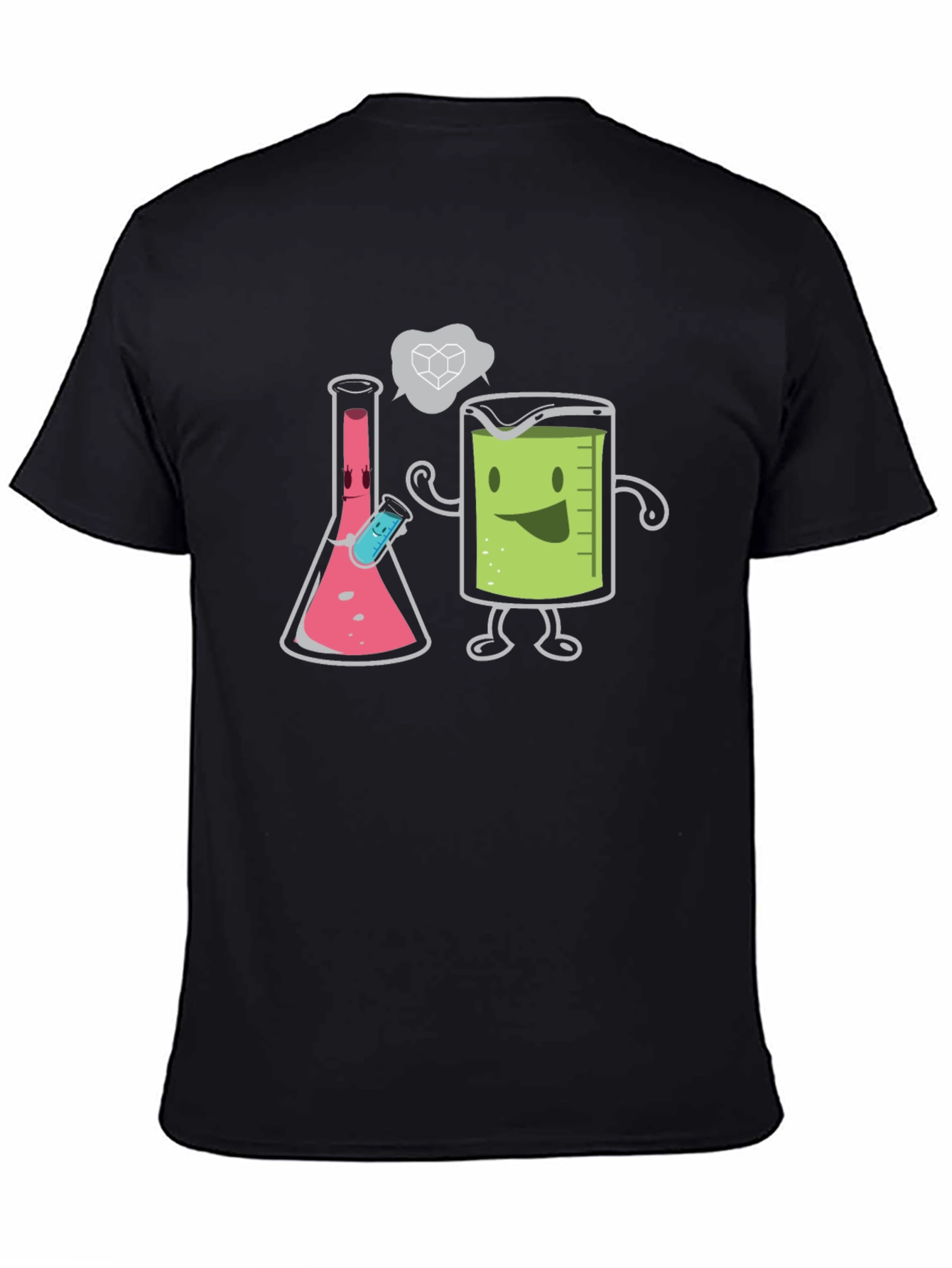 Science Humor T-Shirt - Beaker & Flask Chemistry Tee - 4