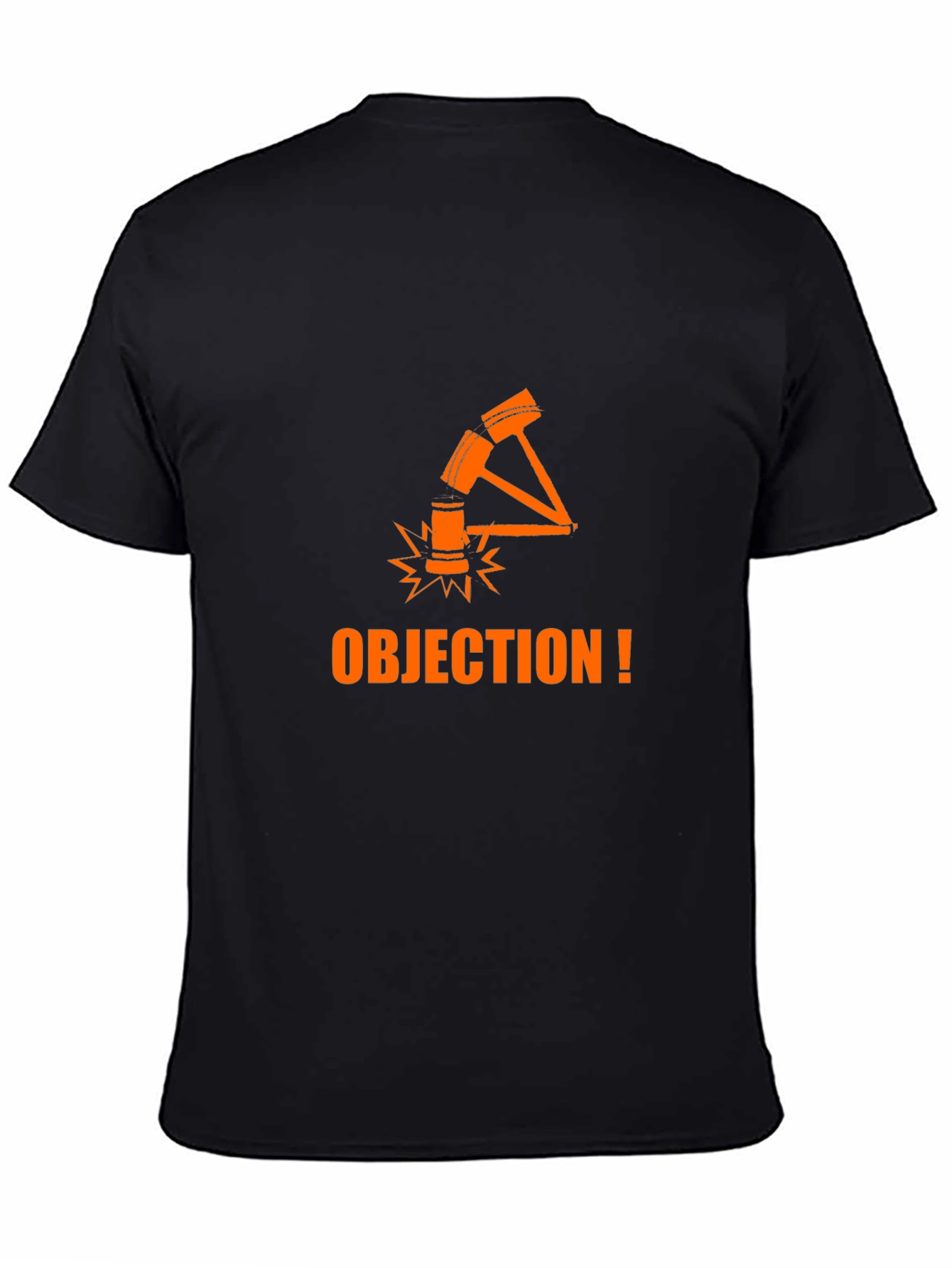 Objection! Black Cotton Graphic Tee - 4