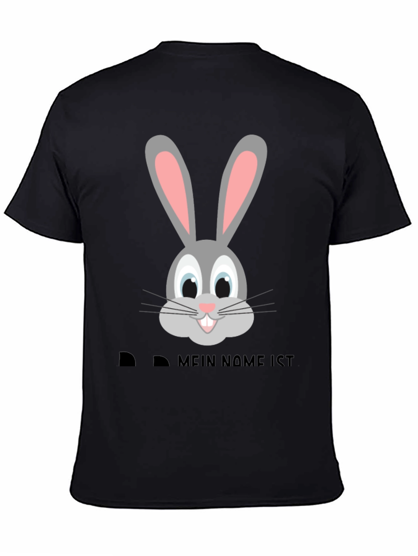 Black Funny Bunny T-Shirt - Mein Name Ist... view 4
