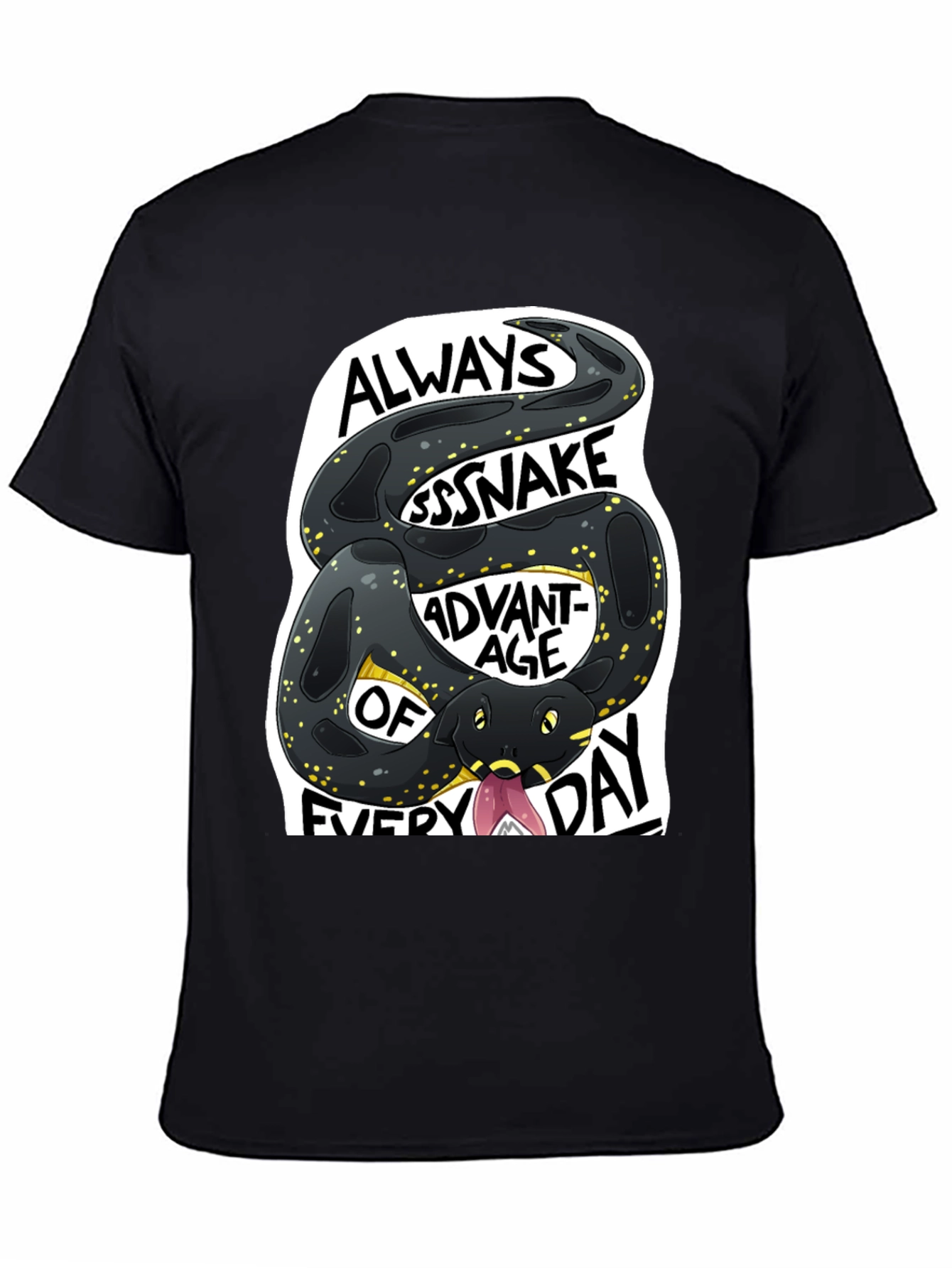 Black Always Ssssnake Advantage T-Shirt view 4