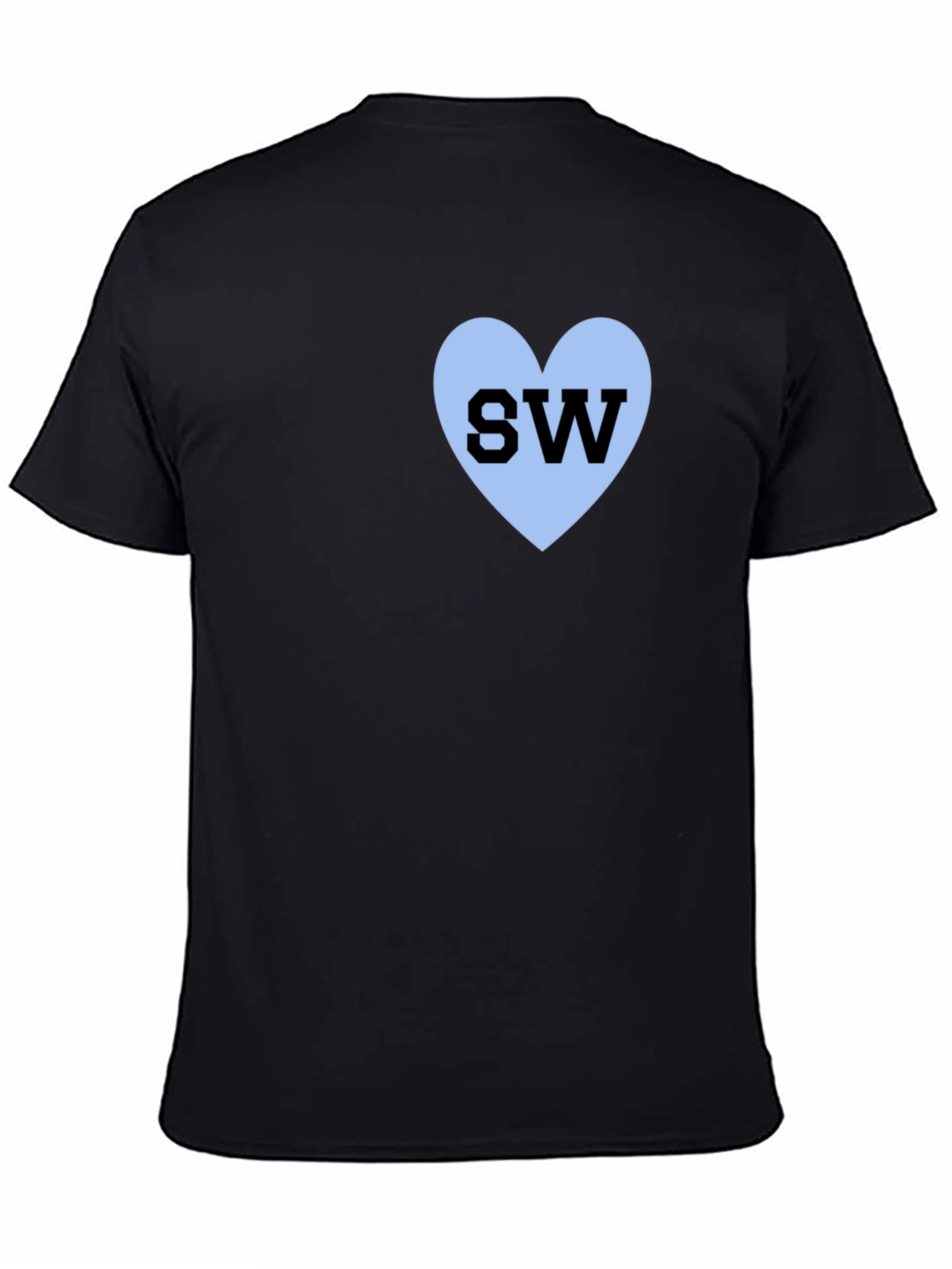 Black Black SW Heart T-Shirt view 4