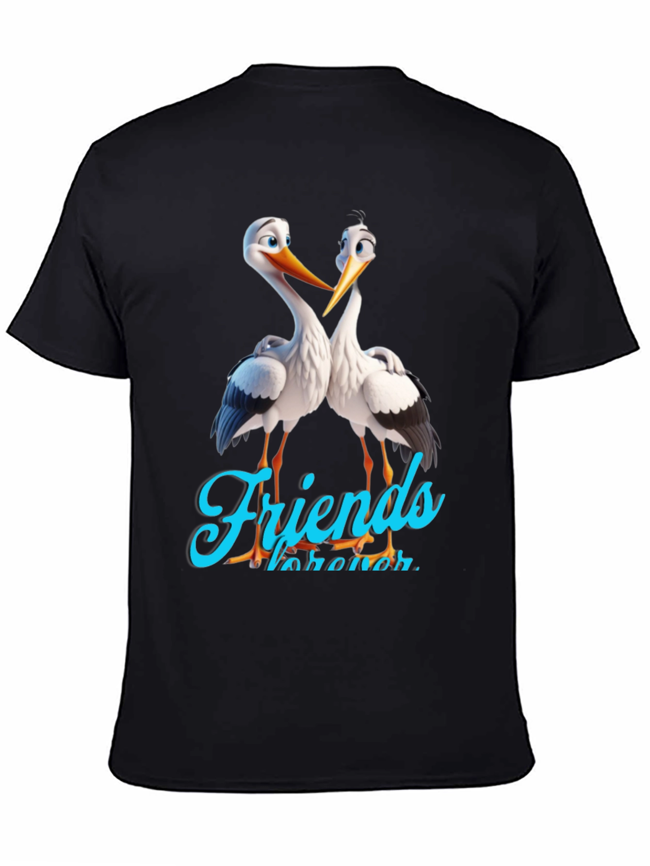 Black Stork Friends Forever Graphic Tee view 4