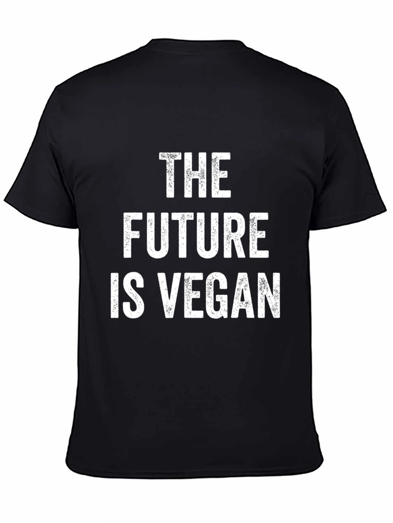 Black The Future is Vegan Graphic Tee - Unisex view 4