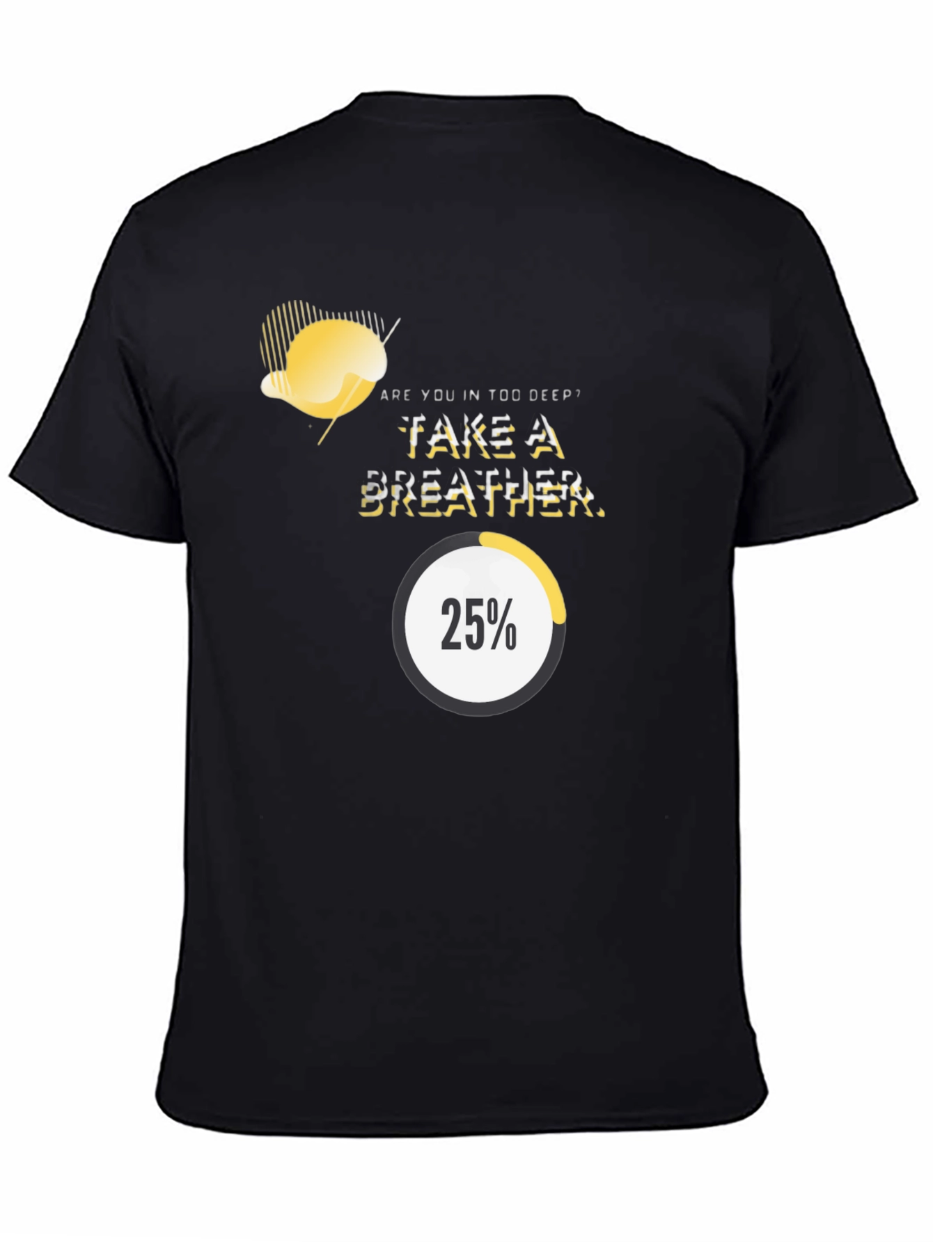 Black Take a Breather T-Shirt view 4