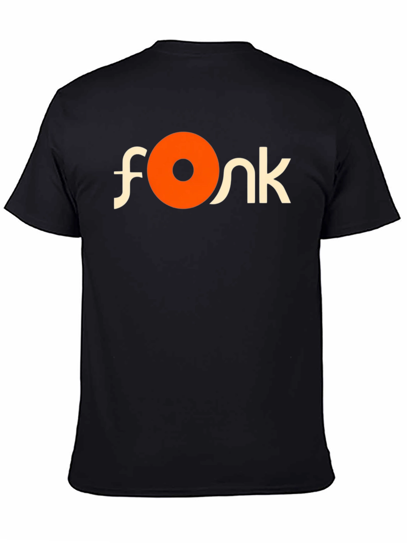 Black Fonky T-Shirt - Retro Style Graphic Tee view 4