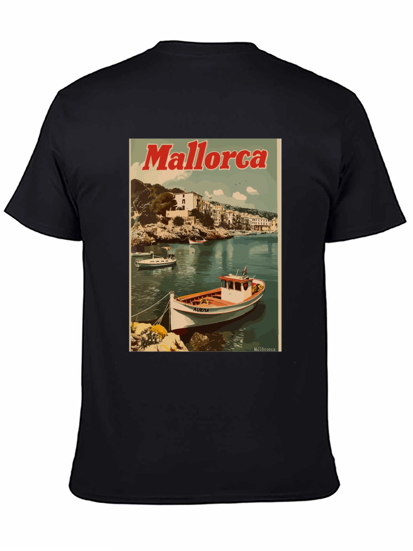Mallorca Boat Graphic Tee - Island Getaway - 4