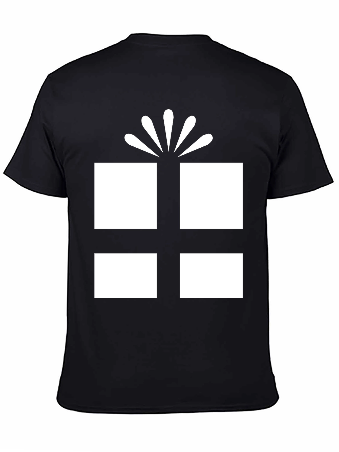 Black Gift Box Graphic Tee - Stylish Unisex T-Shirt view 4