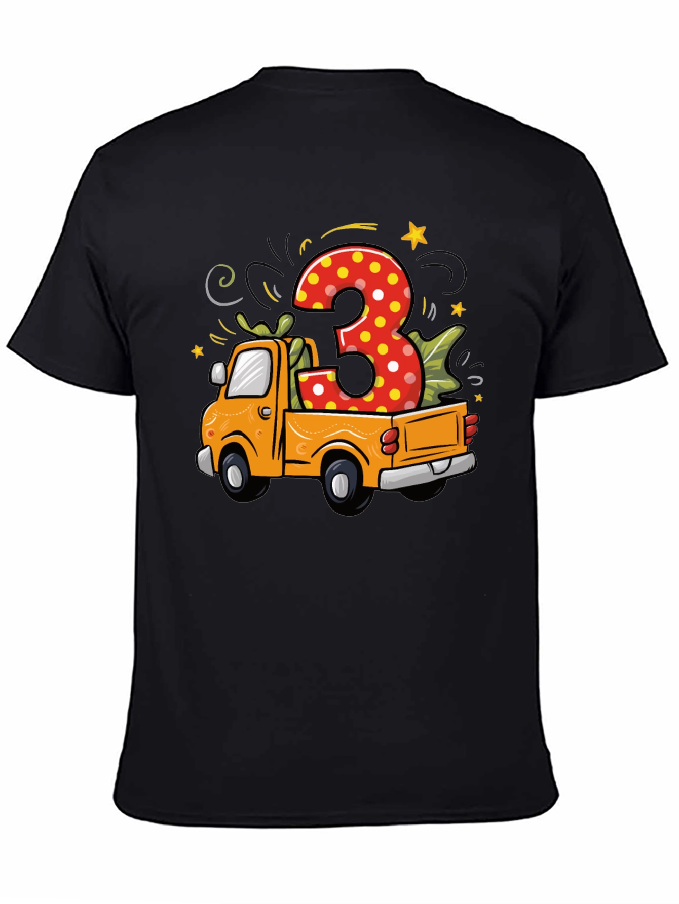 3rd Birthday Truck T-Shirt - 4