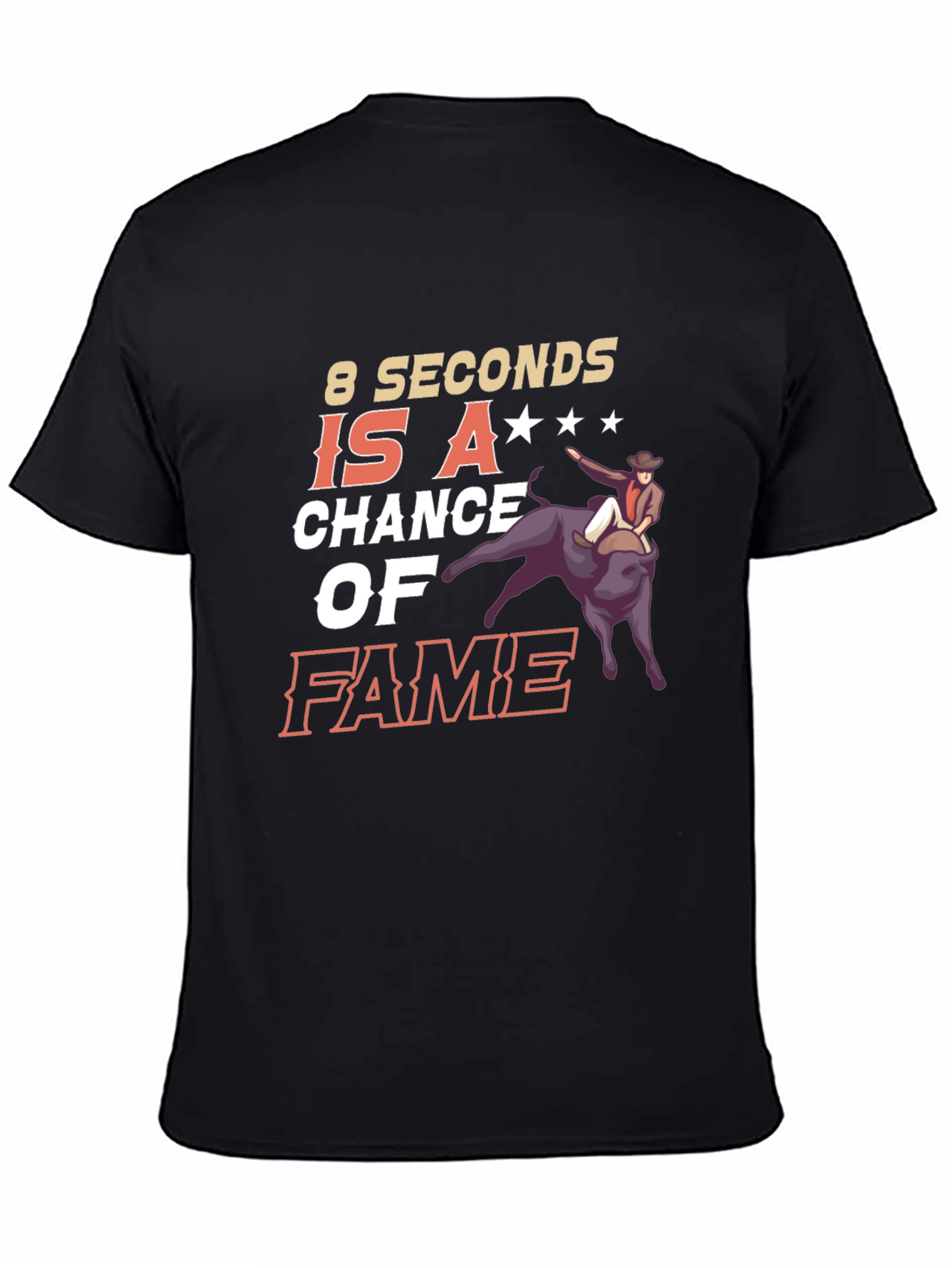 8 Seconds of Fame Rodeo Graphic T-Shirt - 4