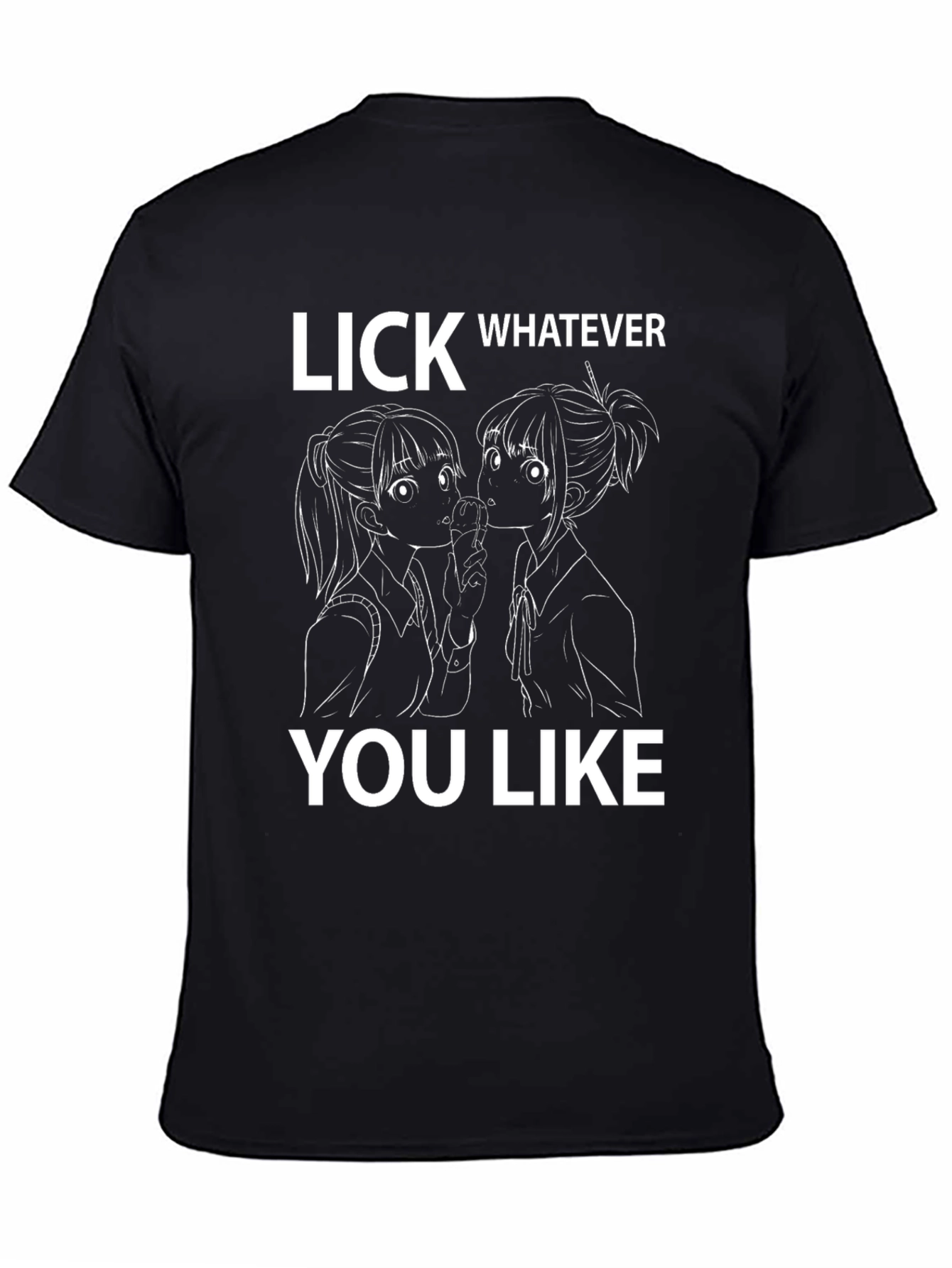 Black Lick Whatever You Like Graphic T-Shirt view 4