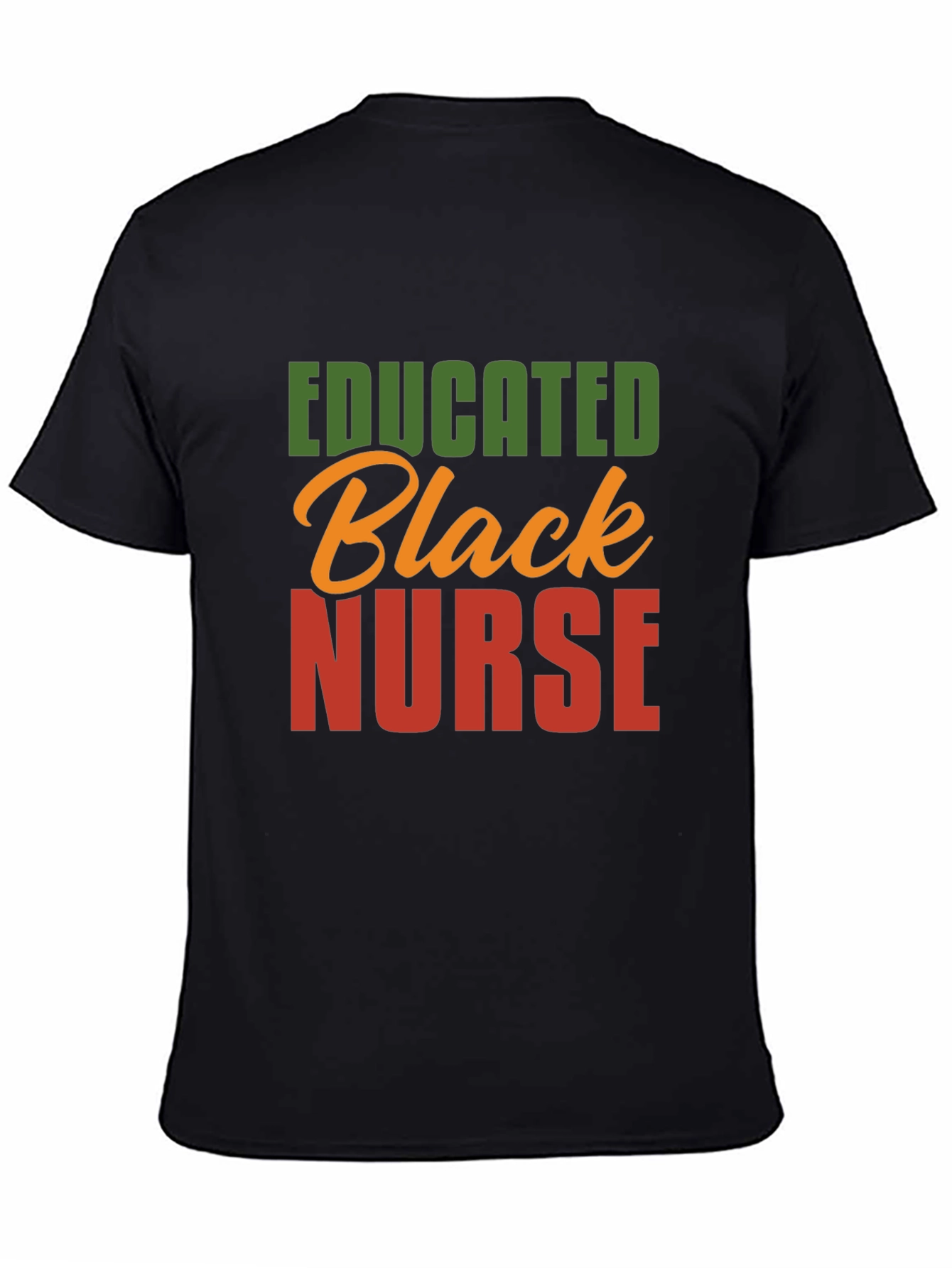 Black Educated Black Nurse T-Shirt - Premium Quality view 4