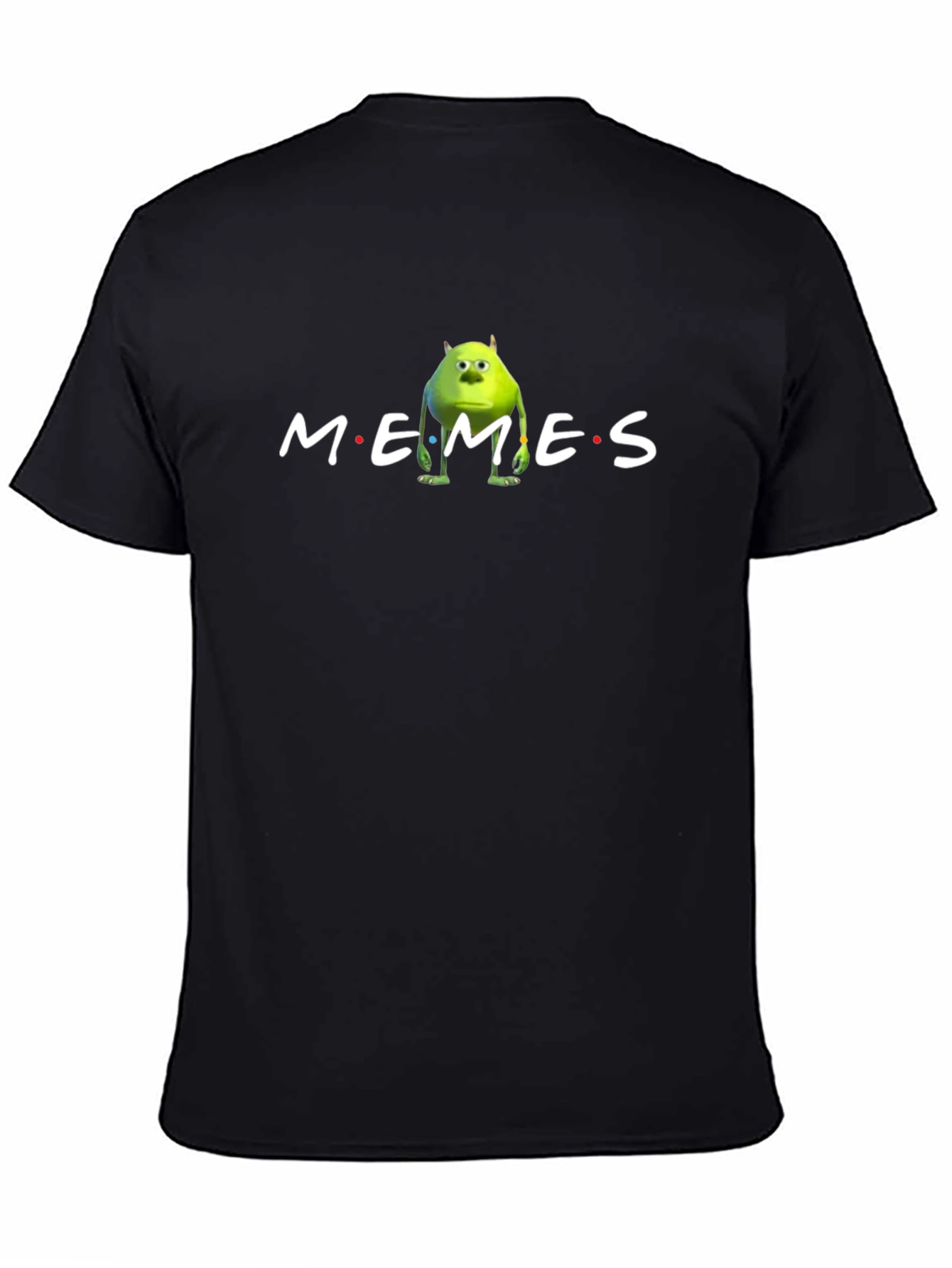 Black Memes Mike Wazowski Inspired T-Shirt view 4