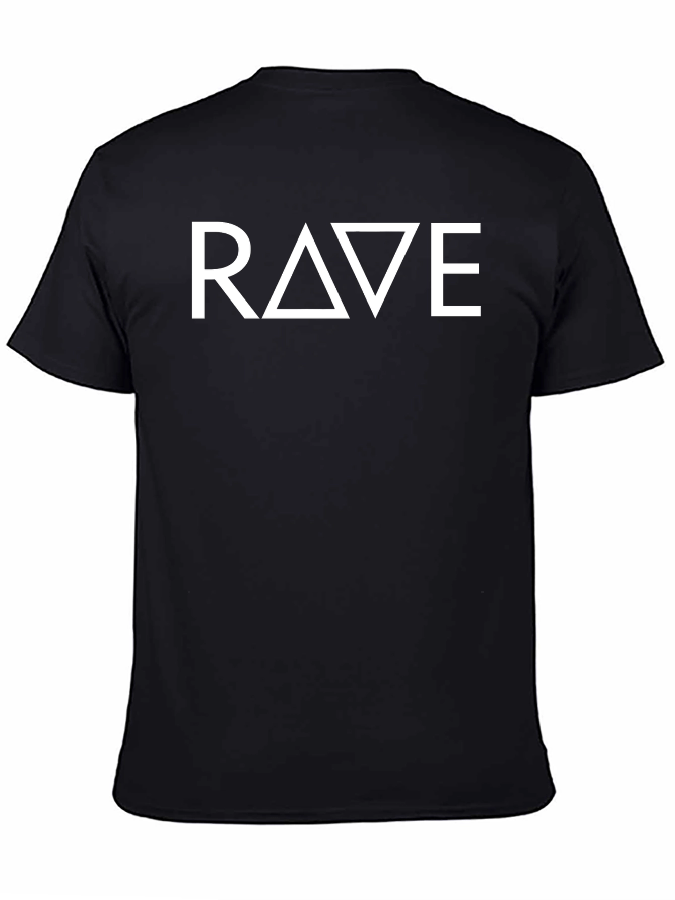 Black Rave Graphic T-Shirt - Stylish Crew Neck Tee view 4