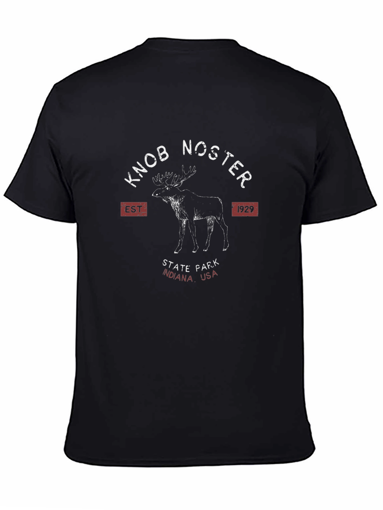 Black Knob Noster State Park Moose T-Shirt view 4