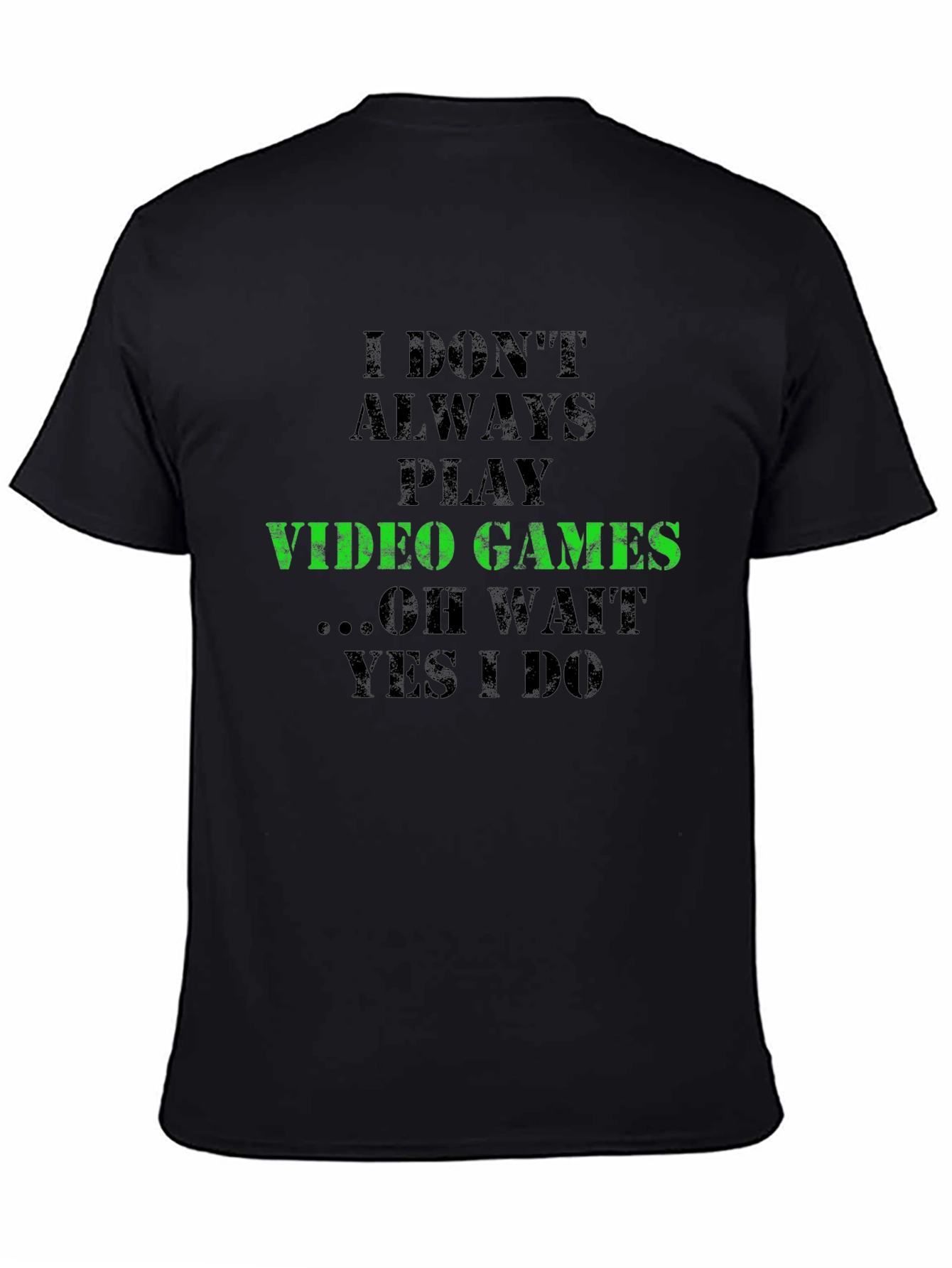 Black Video Game T-Shirt - Gamer Humor Tee view 4