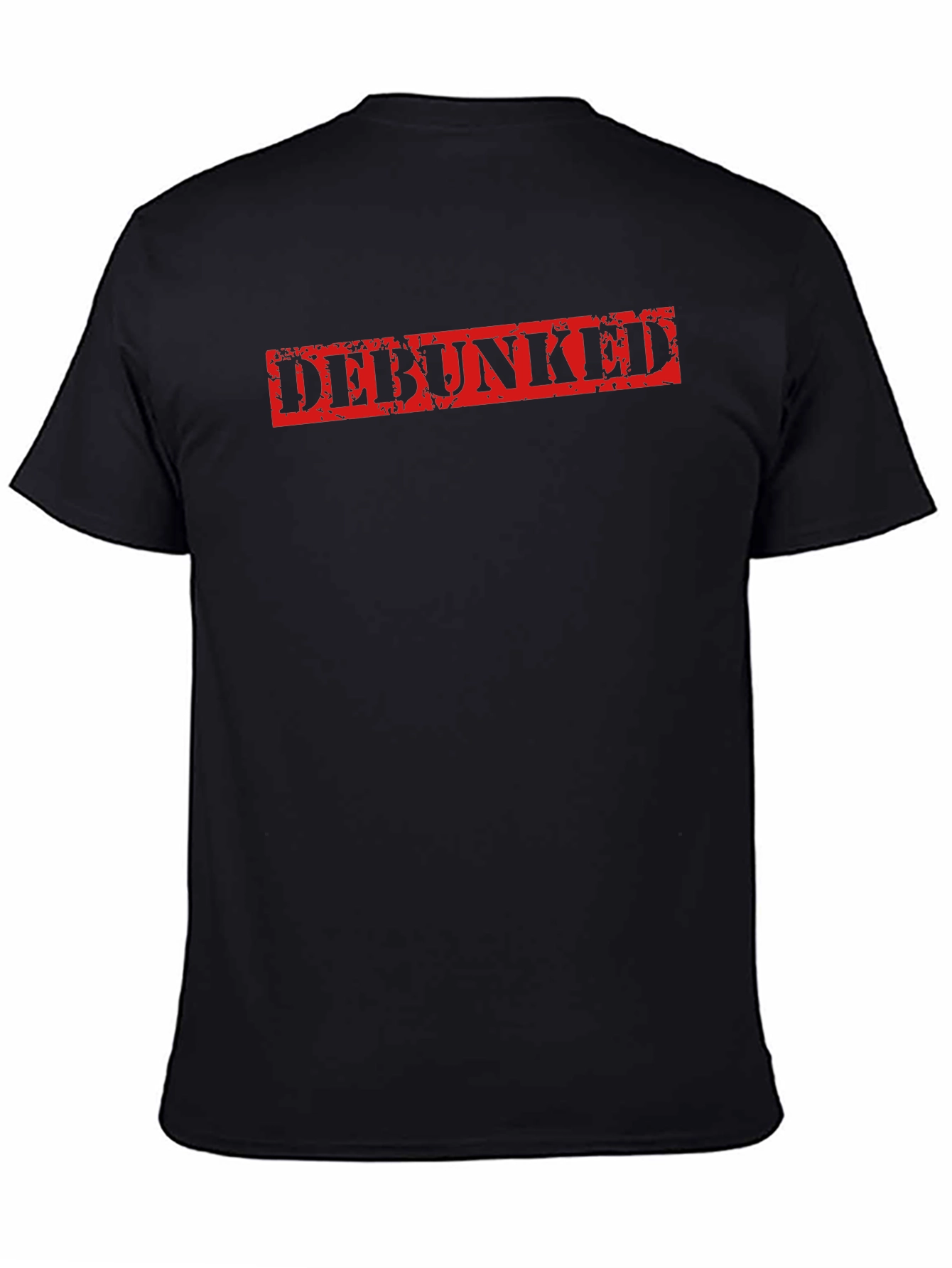 Black Debunked Graphic Tee - Black T-Shirt view 4