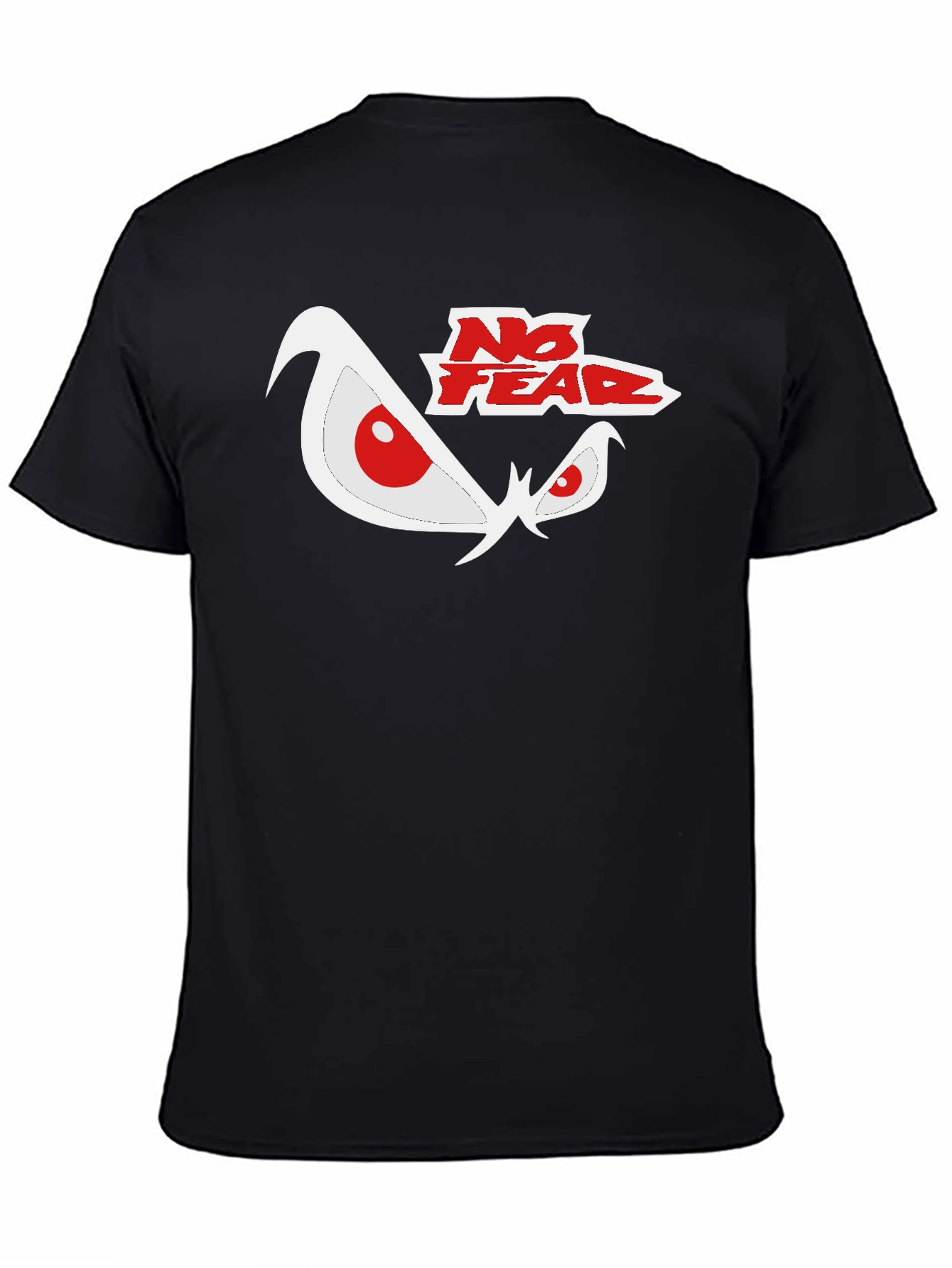 Black No Fear Graphic Print Black T-Shirt view 4