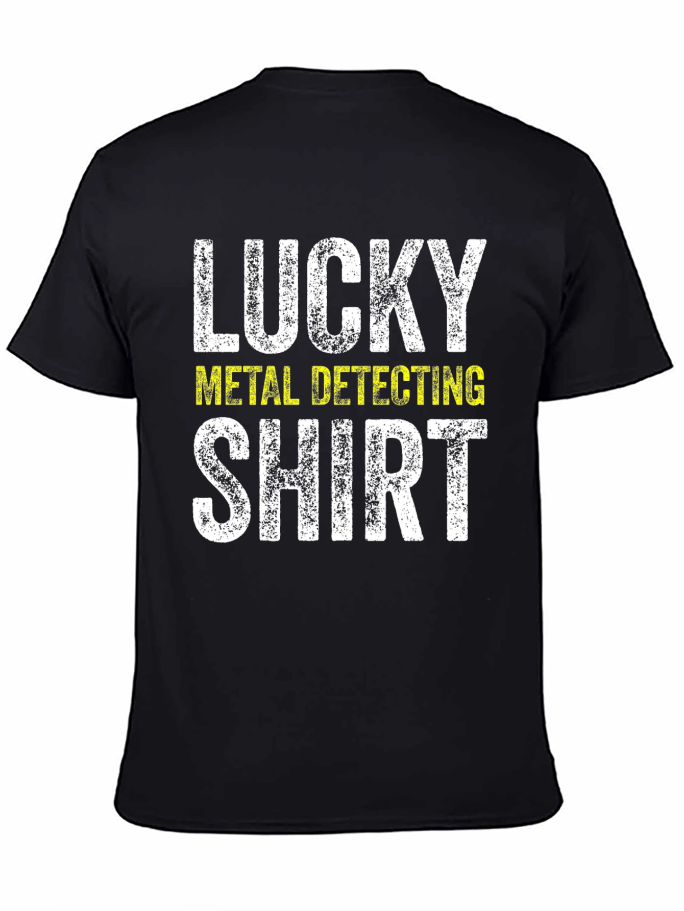 Black Lucky Metal Detecting Shirt view 4