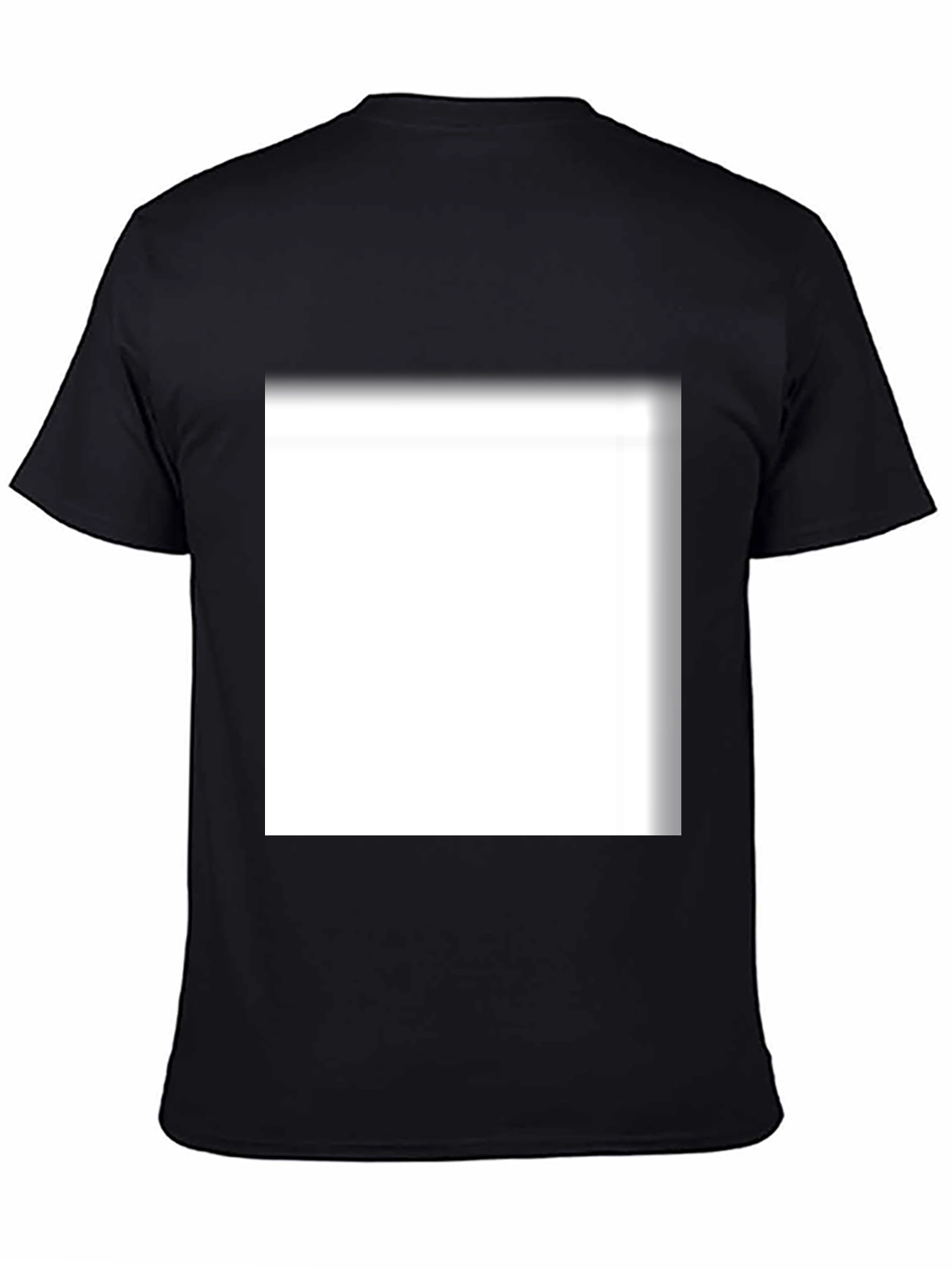 Black Classic Black Crew Neck T-Shirt view 4