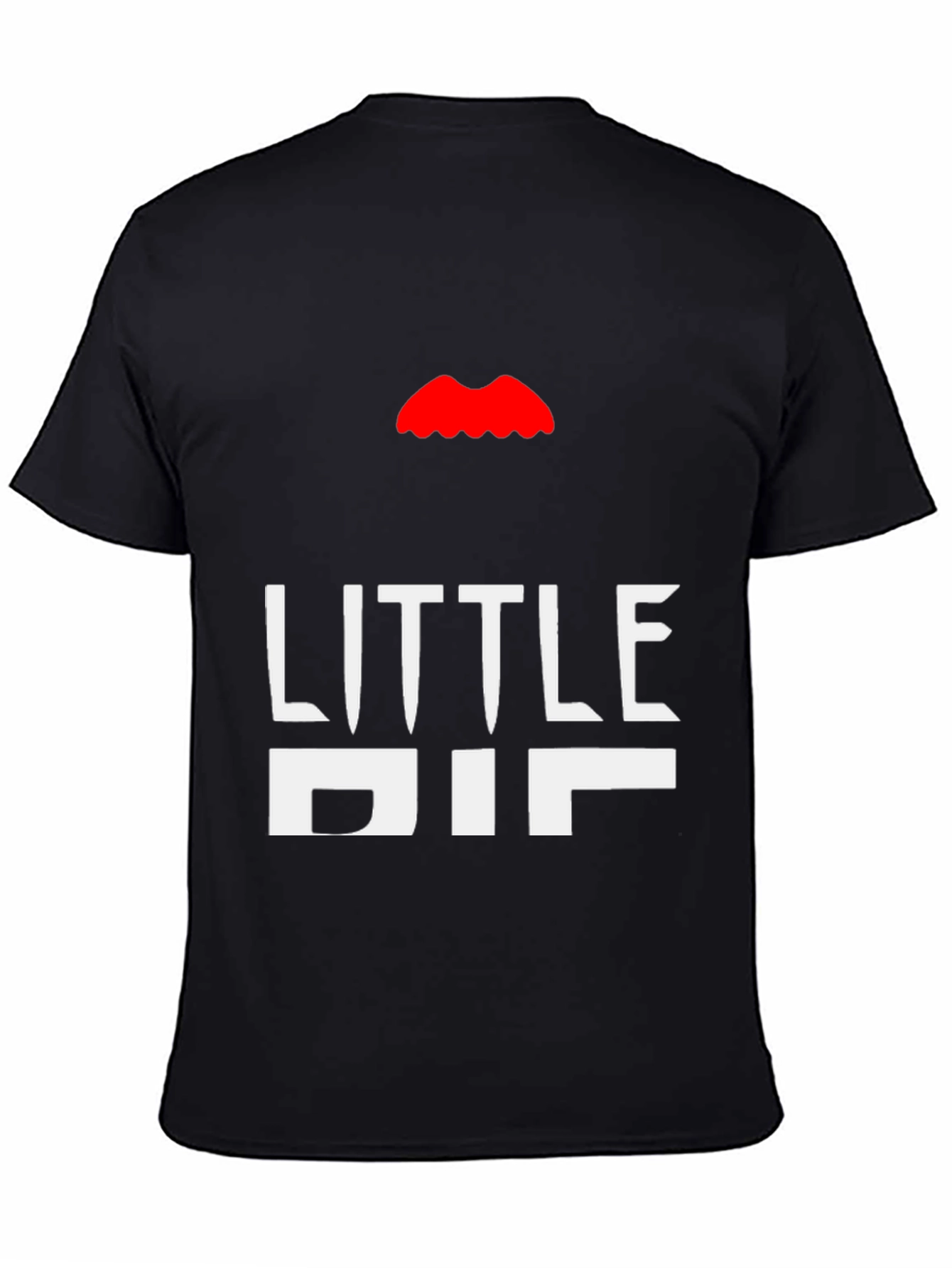 Black Little Big T-Shirt - Bold Graphic Tee view 4