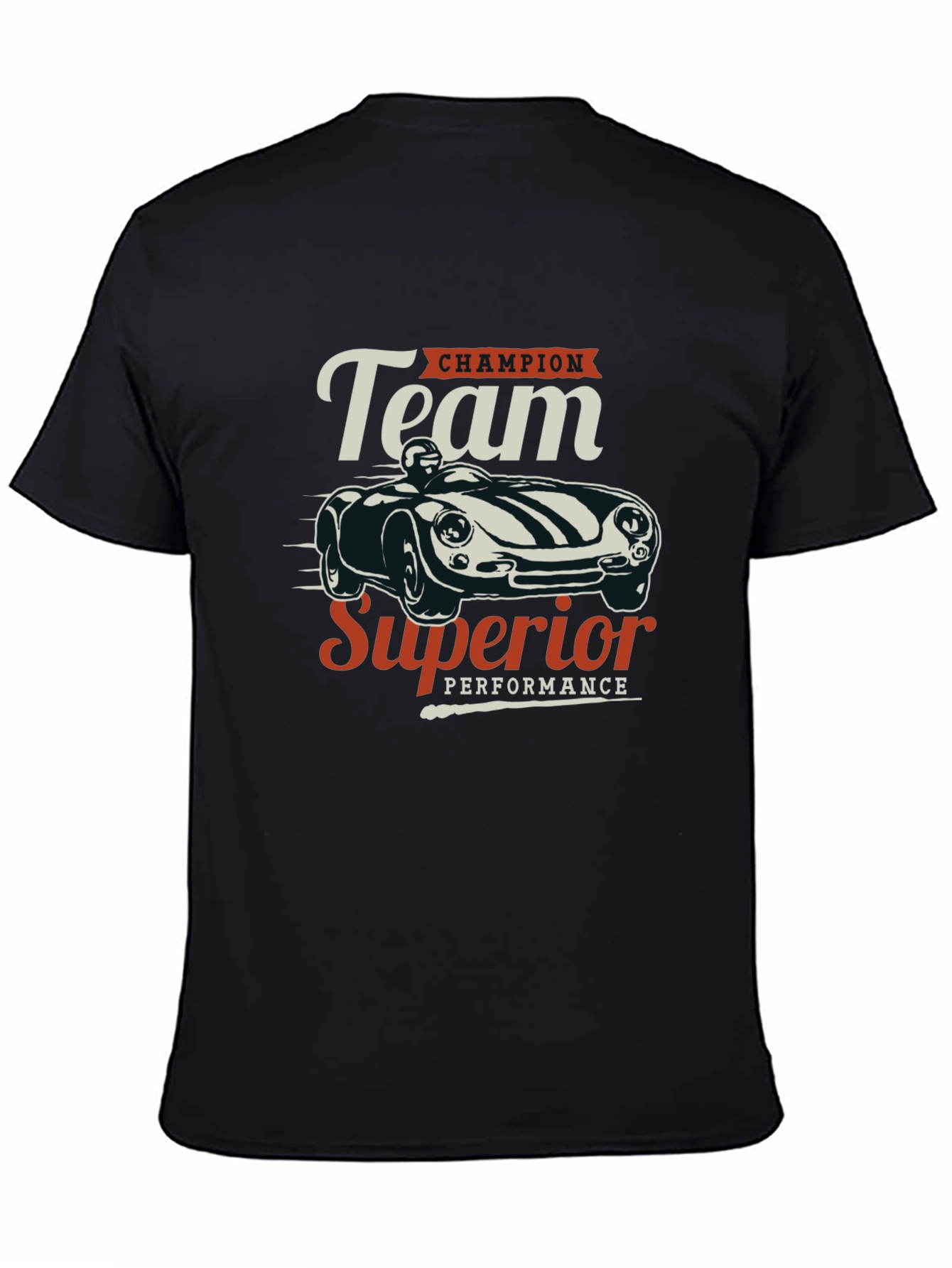 Black Team Champion Superior Performance Black T-Shirt view 4