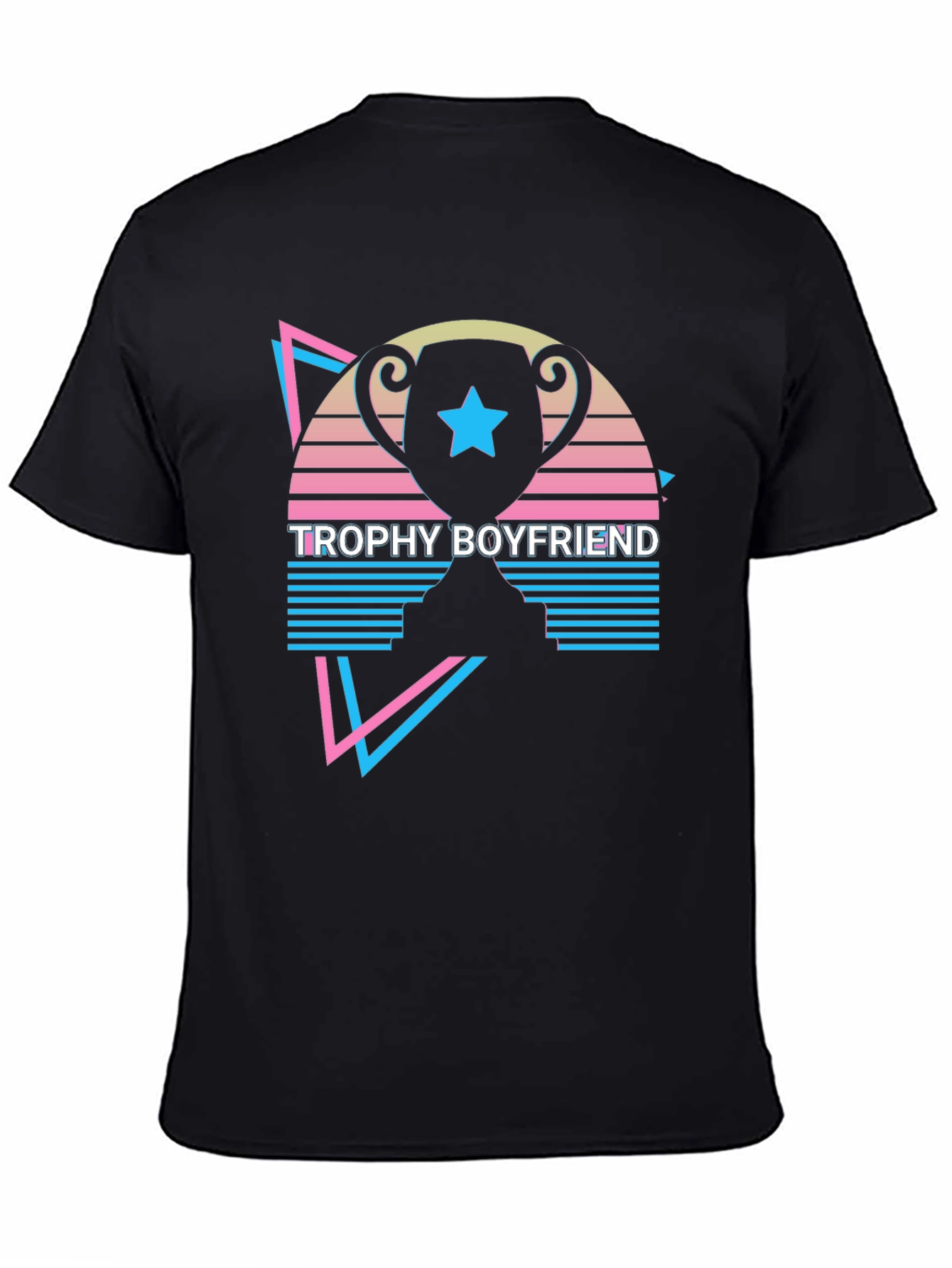 Black Trophy Boyfriend Graphic T-Shirt view 4