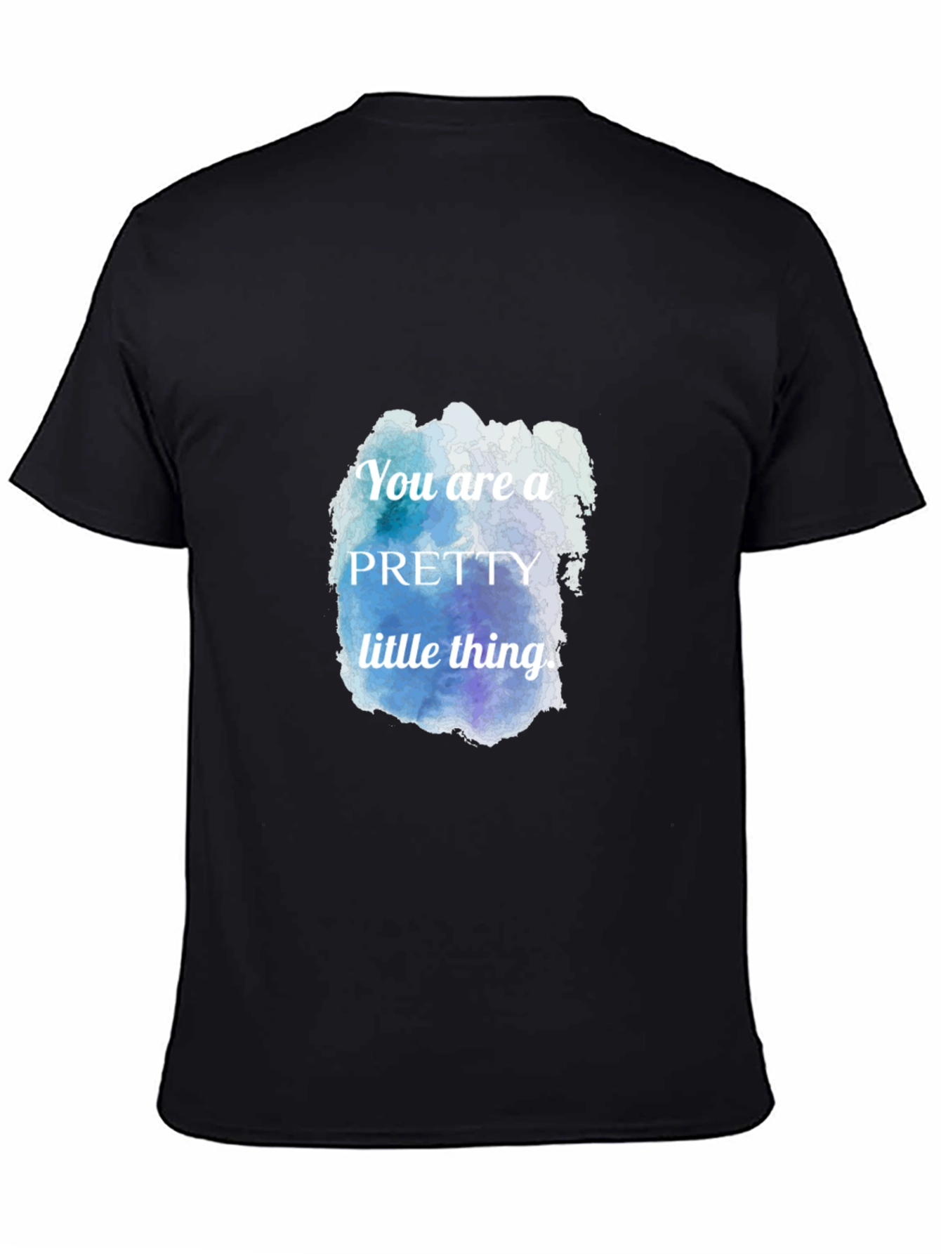 Black Watercolor Quote Tee - You're a Pretty Little Thing view 4